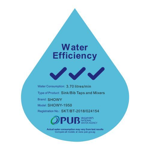 Showy 1950 Sink/ Bib Taps and Mixers (3.7 litres/min) Valves Parts Connectors