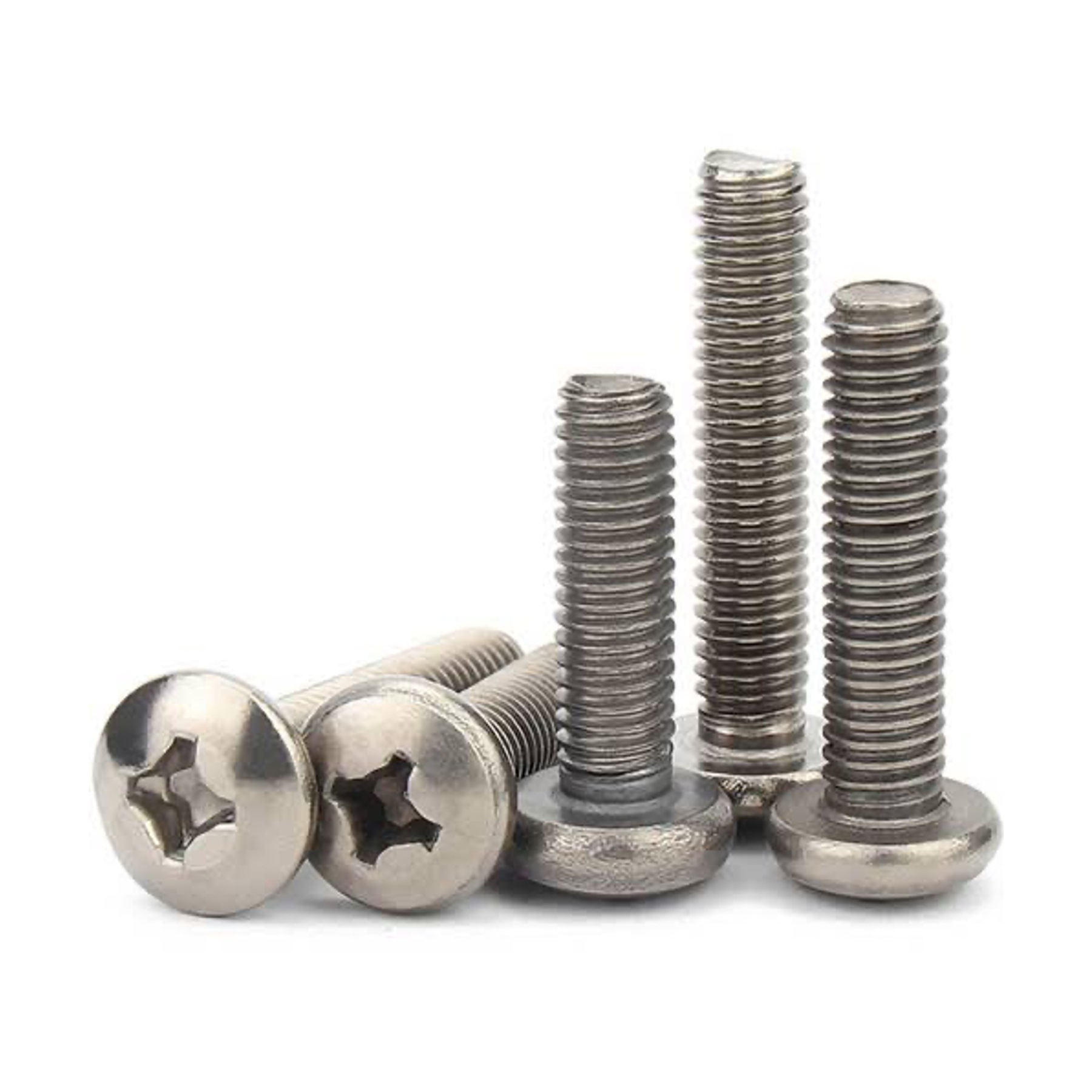 SUS304 Philip Cross Pan Head Bolts M4 M5 M6 M8 M10 (50mm to 80mm) 
