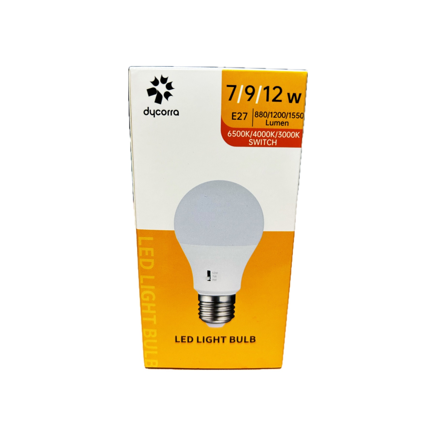 Dycorra LED Light Bulb with Adjustable Power & Lighting (E27 Base) -GoKimDiam Hardware Shop Shop online for all your hardware needs at GoKimDiam Hardware Shop (by Kak Heng Hardware)! From wide range of hardware tools, premium paint supplies to essential tools for home DIY projects. Enjoy free islandwide delivery with min. $120 online order to Orchard, Tuas, Jurong, Punggol, Bedok, Sengkang, Hougang, Bukit Timah, Bukit Panjang, Bukit Batok etc. Shop with us today! Or, visit our Hardware Shop in Sembawang!