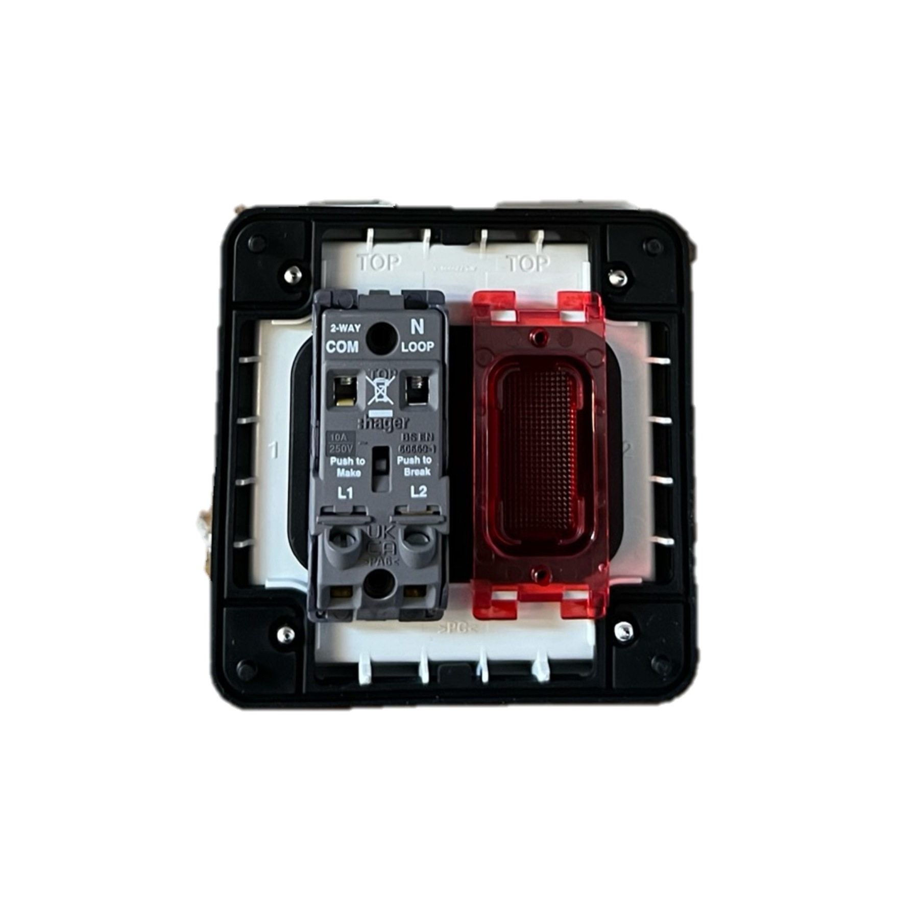 Hager Sollysta 1 Gang Press Bell Switch 10A -GoKimDiam Hardware Shop Shop online for all your hardware needs at GoKimDiam Hardware Shop (by Kak Heng Hardware)! From wide range of hardware tools, premium paint supplies to essential tools for home DIY projects. Enjoy free islandwide delivery with min. $120 online order to Orchard, Tuas, Jurong, Punggol, Bedok, Sengkang, Hougang, Bukit Timah, Bukit Panjang, Bukit Batok etc. Shop with us today! Or, visit our Hardware Shop in Sembawang!