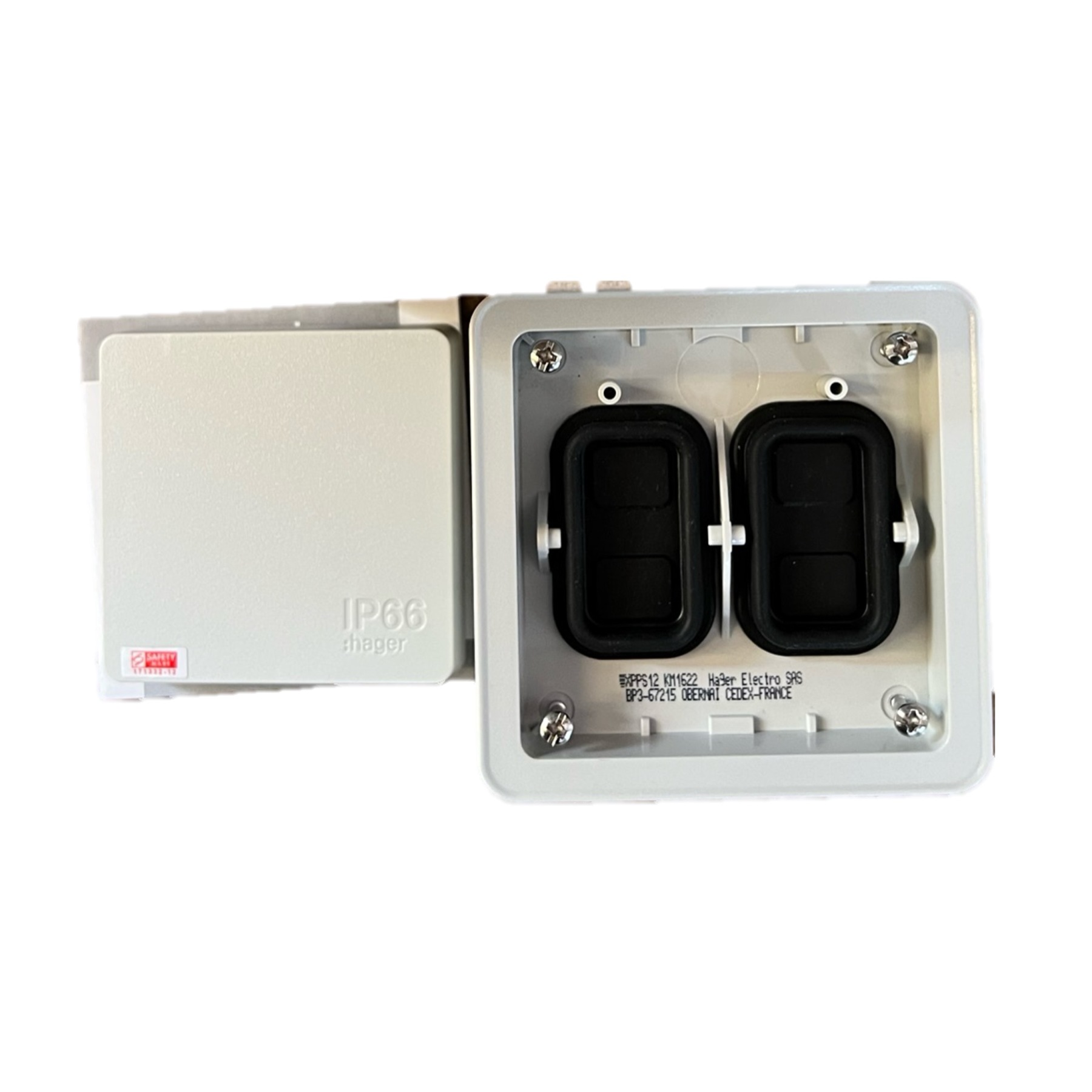 Hager Sollysta 2 Way Switch Weatherproof 1 Gang / 2 Gang -GoKimDiam Hardware Shop Shop online for all your hardware needs at GoKimDiam Hardware Shop (by Kak Heng Hardware)! From wide range of hardware tools, premium paint supplies to essential tools for home DIY projects. Enjoy free islandwide delivery with min. $120 online order to Orchard, Tuas, Jurong, Punggol, Bedok, Sengkang, Hougang, Bukit Timah, Bukit Panjang, Bukit Batok etc. Shop with us today! Or, visit our Hardware Shop in Sembawang!