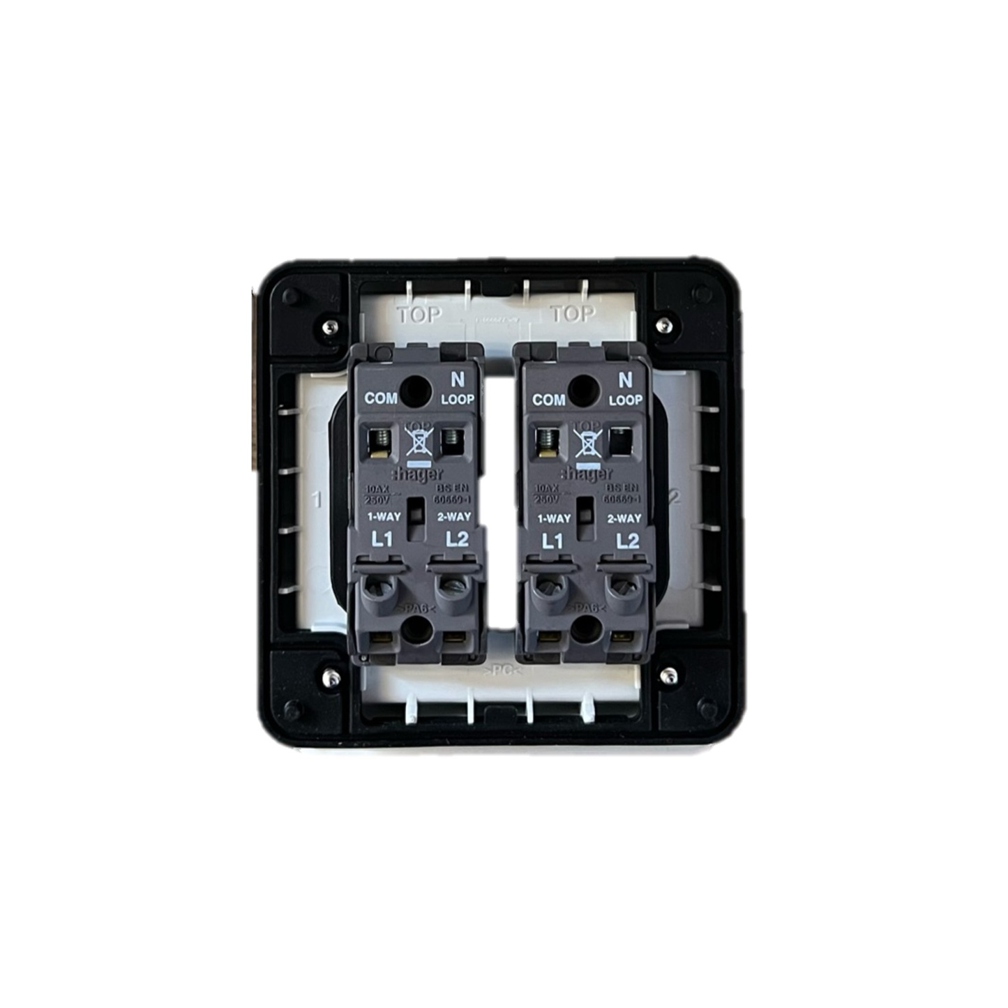 Hager Sollysta 2 Way Switch Weatherproof 1 Gang / 2 Gang -GoKimDiam Hardware Shop Shop online for all your hardware needs at GoKimDiam Hardware Shop (by Kak Heng Hardware)! From wide range of hardware tools, premium paint supplies to essential tools for home DIY projects. Enjoy free islandwide delivery with min. $120 online order to Orchard, Tuas, Jurong, Punggol, Bedok, Sengkang, Hougang, Bukit Timah, Bukit Panjang, Bukit Batok etc. Shop with us today! Or, visit our Hardware Shop in Sembawang!