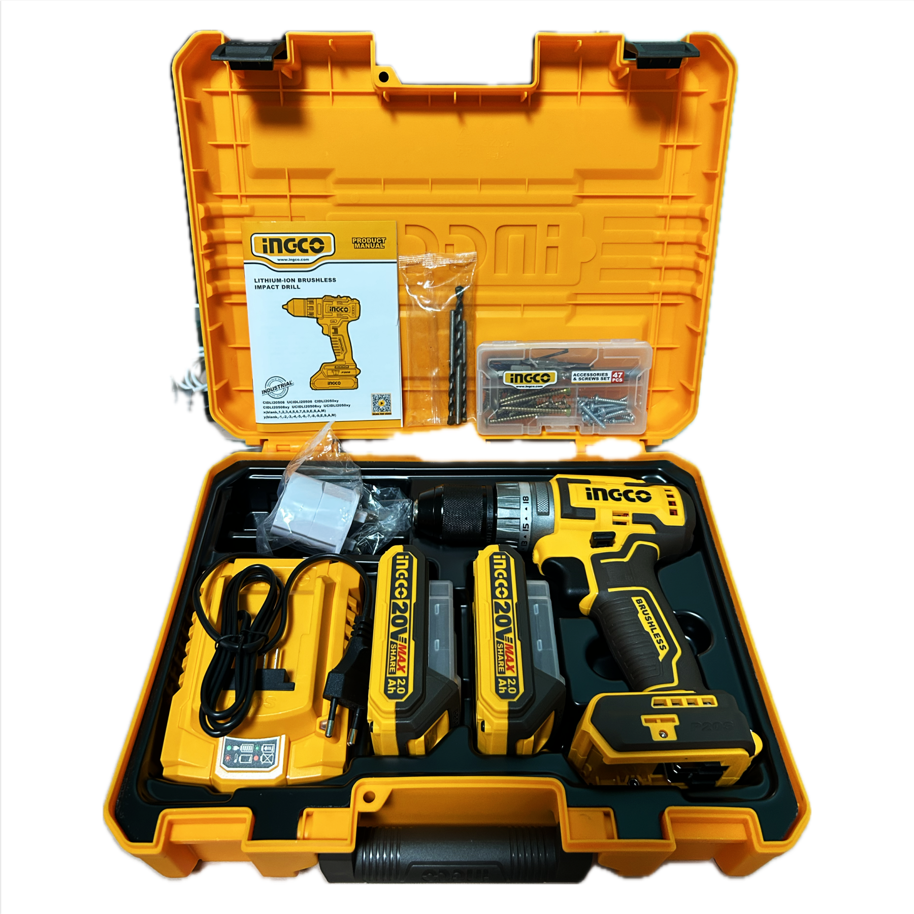 INGCO 20V Brushless Impact Drill Industrial (CIDLI20508)-GoKimDiam Hardware Shop Shop online for all your hardware needs at GoKimDiam Hardware Shop (by Kak Heng Hardware)! From wide range of hardware tools, premium paint supplies to essential tools for home DIY projects. Enjoy free islandwide delivery with min. $120 online order to Orchard, Tuas, Jurong, Punggol, Bedok, Sengkang, Hougang, Bukit Timah, Bukit Panjang, Bukit Batok etc. Shop with us today! Or, visit our Hardware Shop in Sembawang!