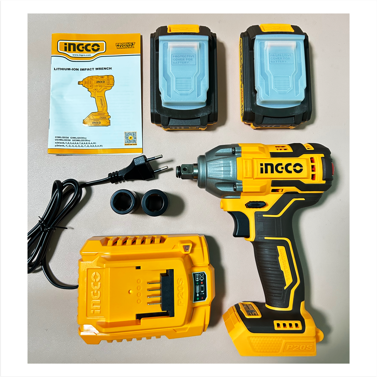 INGCO 20V Li-Ion Cordless Impact Wrench (CIWLI2038)-GoKimDiam Hardware Shop Shop online for all your hardware needs at GoKimDiam Hardware Shop (by Kak Heng Hardware)! From wide range of hardware tools, premium paint supplies to essential tools for home DIY projects. Enjoy free islandwide delivery with min. $120 online order to Orchard, Tuas, Jurong, Punggol, Bedok, Sengkang, Hougang, Bukit Timah, Bukit Panjang, Bukit Batok etc. Shop with us today! Or, visit our Hardware Shop in Sembawang!