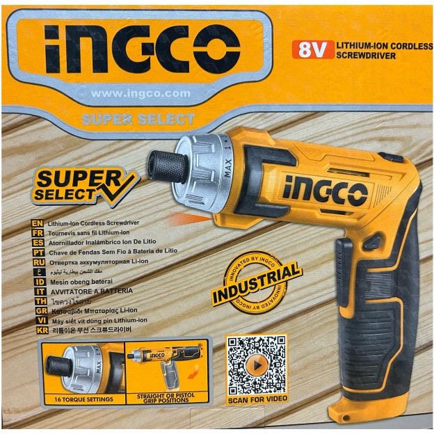 INGCO 8V 6NM 90° Rotatable Cordless Screwdriver (Model: CSDLI0802)-GoKimDiam Hardware Shop Shop online for all your hardware needs at GoKimDiam Hardware Shop (by Kak Heng Hardware)! From wide range of hardware tools, premium paint supplies to essential tools for home DIY projects. Enjoy free islandwide delivery with min. $120 online order to Orchard, Tuas, Jurong, Punggol, Bedok, Sengkang, Hougang, Bukit Timah, Bukit Panjang, Bukit Batok etc. Shop with us today! Or, visit our Hardware Shop in Sembawang!