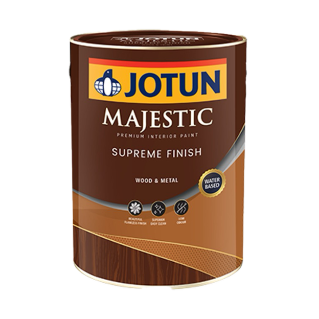 (5L) Jotun Majestic Supreme Finish Wood & Metal-GoKimDiam Hardware Shop Shop online for all your hardware needs at GoKimDiam Hardware Shop (by Kak Heng Hardware)! From wide range of hardware tools, premium paint supplies to essential tools for home DIY projects. Enjoy free islandwide delivery with min. $120 online order to Orchard, Tuas, Jurong, Punggol, Bedok, Sengkang, Hougang, Bukit Timah, Bukit Panjang, Bukit Batok etc. Shop with us today! Or, visit our Hardware Shop in Sembawang!