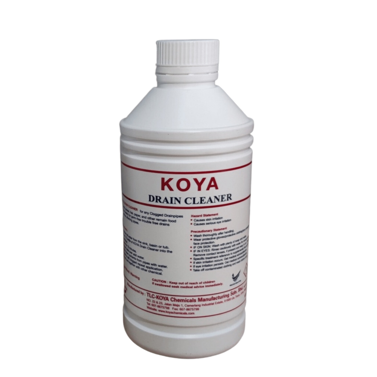 KOYA Drain Cleaner for Clogged Drain Pipes (Available in 1000ML / 1L)-GoKimDiam Hardware Shop Shop online for all your hardware needs at GoKimDiam Hardware Shop (by Kak Heng Hardware)! From wide range of hardware tools, premium paint supplies to essential tools for home DIY projects. Enjoy free islandwide delivery with min. $120 online order to Orchard, Tuas, Jurong, Punggol, Bedok, Sengkang, Hougang, Bukit Timah, Bukit Panjang, Bukit Batok etc. Shop with us today! Or, visit our Hardware Shop in Sembawang!