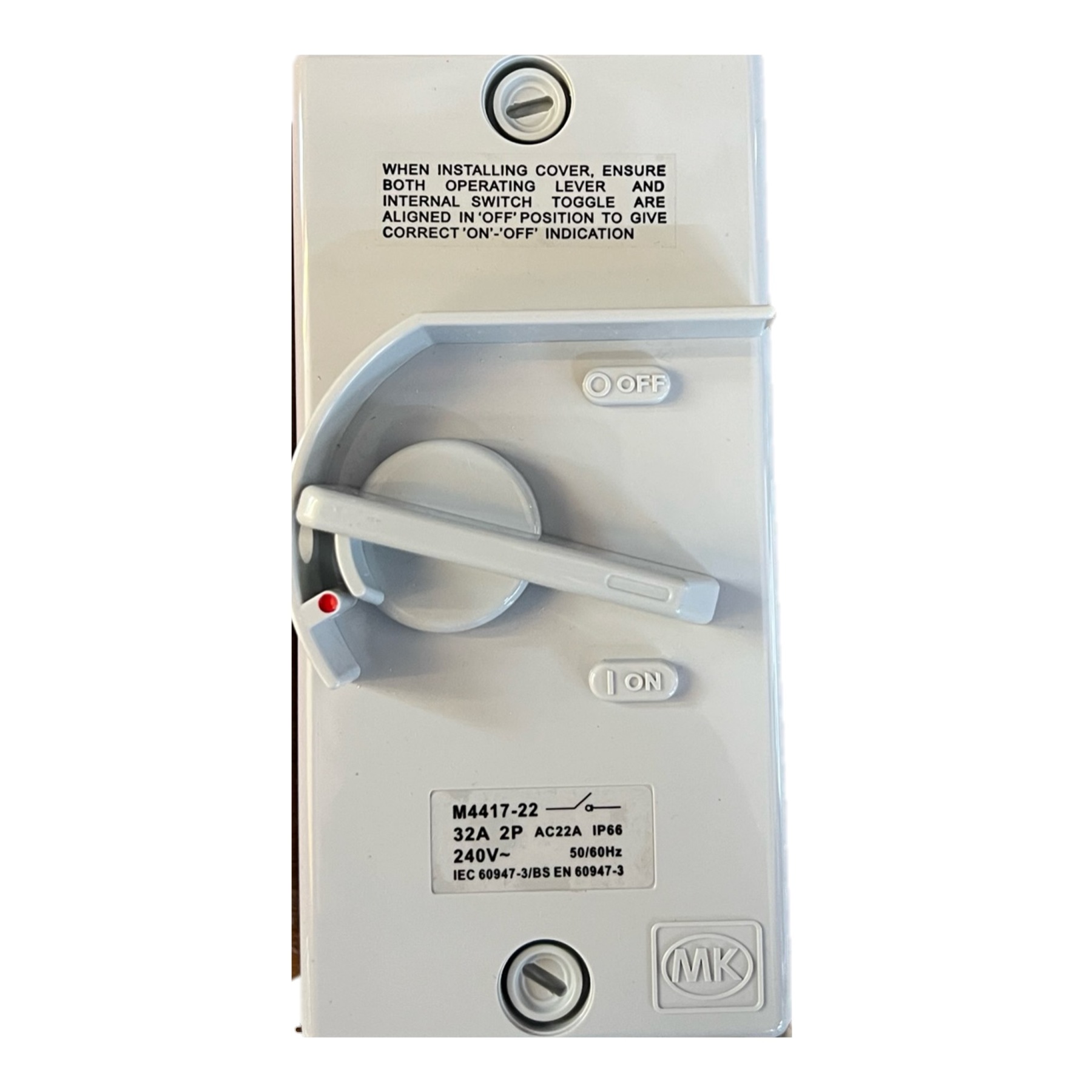 MK Honeywell Switch Isolator 2 Poles/ 4 Poles-GoKimDiam Hardware Shop Shop online for all your hardware needs at GoKimDiam Hardware Shop (by Kak Heng Hardware)! From wide range of hardware tools, premium paint supplies to essential tools for home DIY projects. Enjoy free islandwide delivery with min. $120 online order to Orchard, Tuas, Jurong, Punggol, Bedok, Sengkang, Hougang, Bukit Timah, Bukit Panjang, Bukit Batok etc. Shop with us today! Or, visit our Hardware Shop in Sembawang!