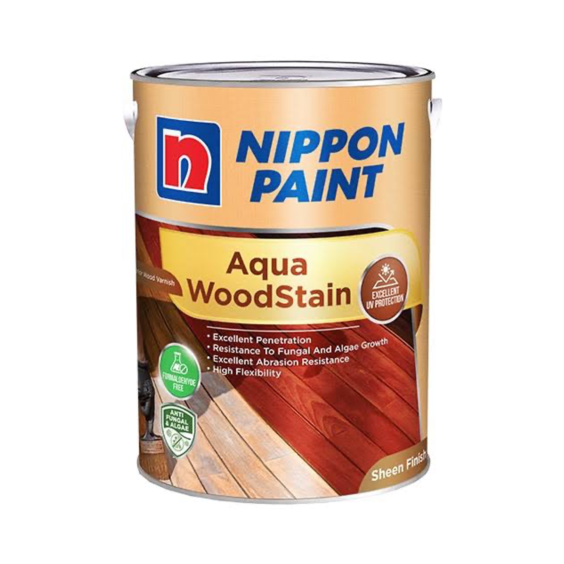 (5L) Nippon Paint Aqua Wood Stain 