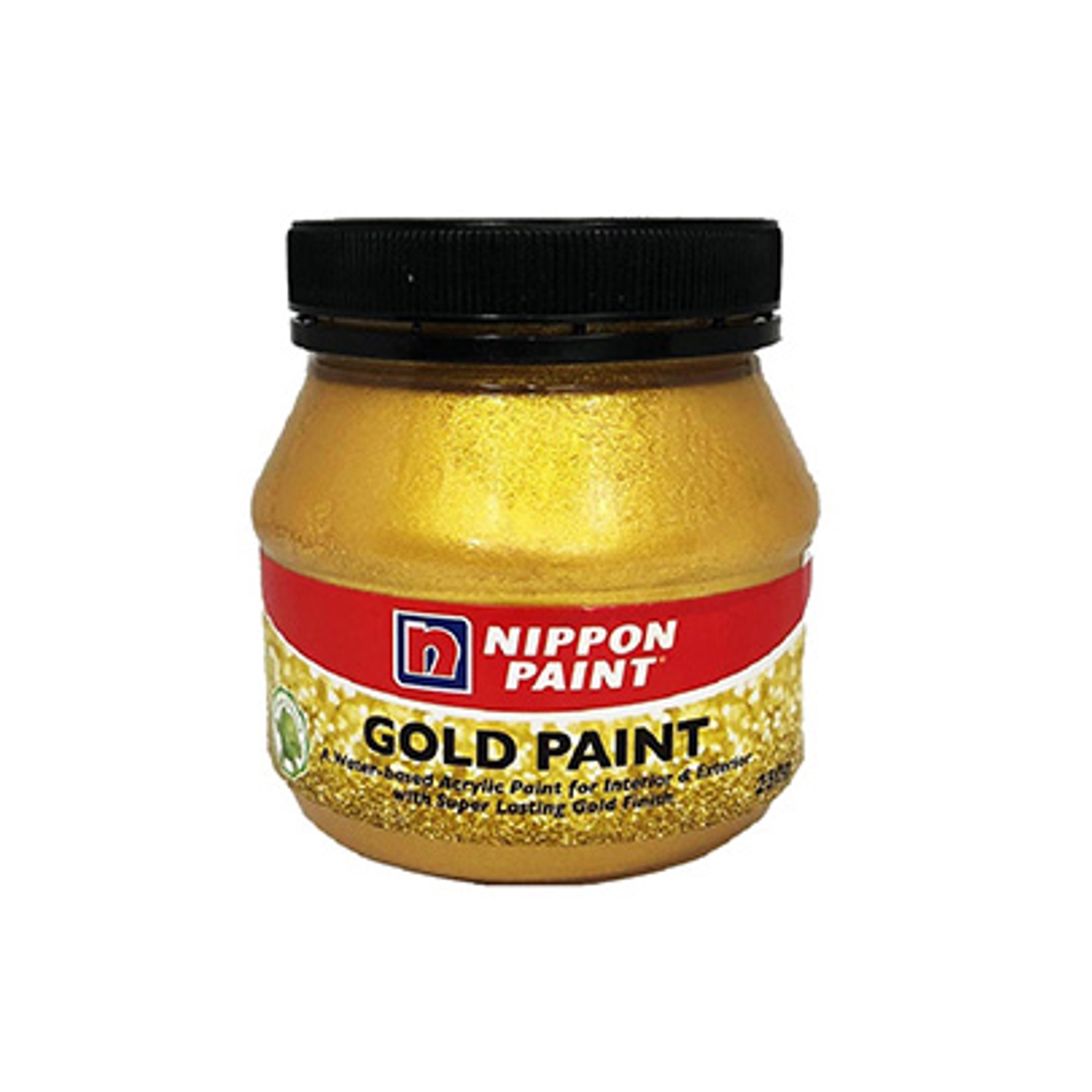 Nippon Paint Water Based Metallic Gold Paint (250g)-GoKimDiam Hardware Shop Shop online for all your hardware needs at GoKimDiam Hardware Shop (by Kak Heng Hardware)! From wide range of hardware tools, premium paint supplies to essential tools for home DIY projects. Enjoy free islandwide delivery with min. $120 online order to Orchard, Tuas, Jurong, Punggol, Bedok, Sengkang, Hougang, Bukit Timah, Bukit Panjang, Bukit Batok etc. Shop with us today! Or, visit our Hardware Shop in Sembawang!