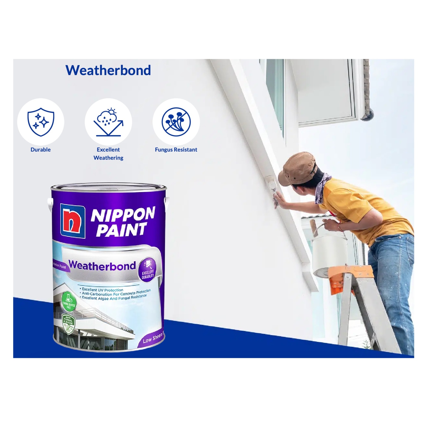 (1L) Nippon Paint Weatherbond 