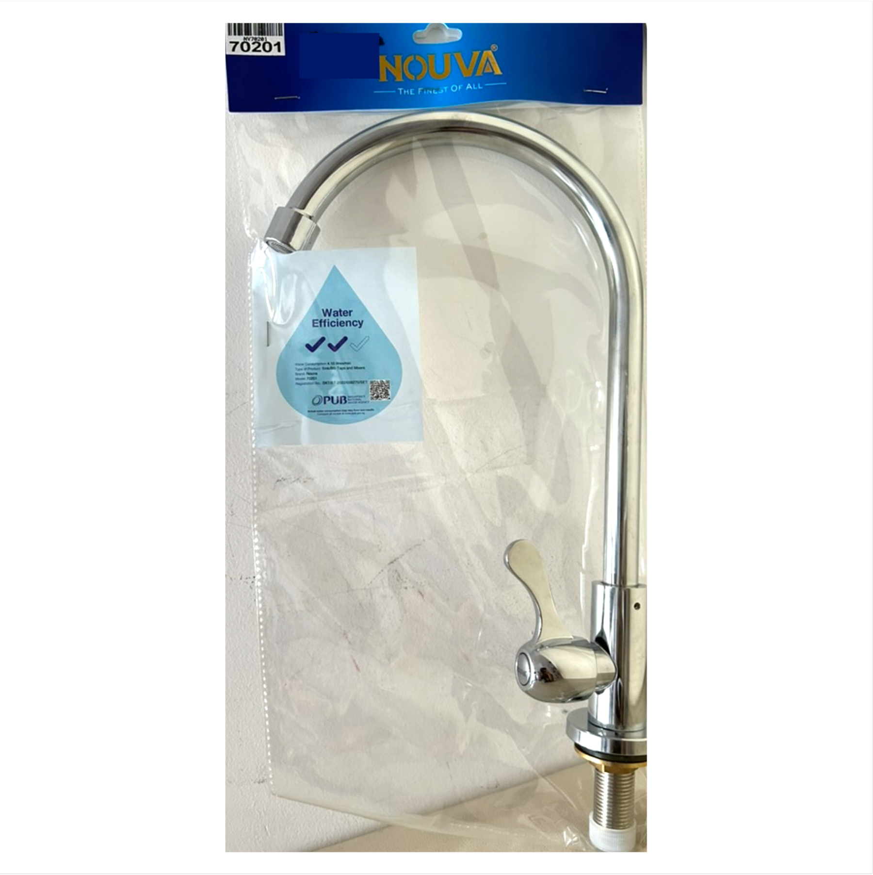 NOUVA Kitchen Sink Water Tap (Model: 70201)-GoKimDiam Hardware Shop Shop online for all your hardware needs at GoKimDiam Hardware Shop (by Kak Heng Hardware)! From wide range of hardware tools, premium paint supplies to essential tools for home DIY projects. Enjoy free islandwide delivery with min. $120 online order to Orchard, Tuas, Jurong, Punggol, Bedok, Sengkang, Hougang, Bukit Timah, Bukit Panjang, Bukit Batok etc. Shop with us today! Or, visit our Hardware Shop in Sembawang!