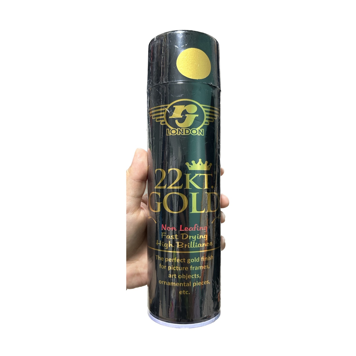 RJ London 22KT GOLD Spray Paint (227g)-GoKimDiam Hardware Shop Shop online for all your hardware needs at GoKimDiam Hardware Shop (by Kak Heng Hardware)! From wide range of hardware tools, premium paint supplies to essential tools for home DIY projects. Enjoy free islandwide delivery with min. $120 online order to Orchard, Tuas, Jurong, Punggol, Bedok, Sengkang, Hougang, Bukit Timah, Bukit Panjang, Bukit Batok etc. Shop with us today! Or, visit our Hardware Shop in Sembawang!