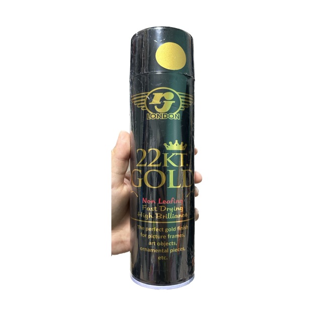 RJ London 22KT GOLD Spray Paint (227g)-GoKimDiam Hardware Shop Shop online for all your hardware needs at GoKimDiam Hardware Shop (by Kak Heng Hardware)! From wide range of hardware tools, premium paint supplies to essential tools for home DIY projects. Enjoy free islandwide delivery with min. $120 online order to Orchard, Tuas, Jurong, Punggol, Bedok, Sengkang, Hougang, Bukit Timah, Bukit Panjang, Bukit Batok etc. Shop with us today! Or, visit our Hardware Shop in Sembawang!