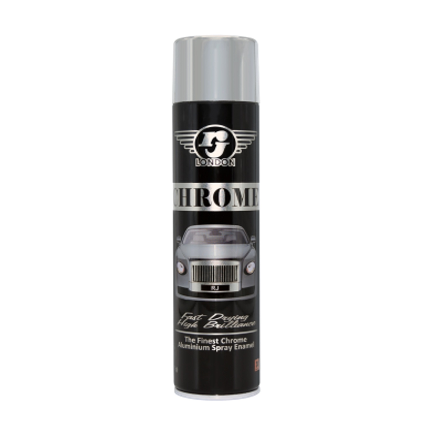 RJ London Chrome Spray Paint (227g)-GoKimDiam Hardware Shop Shop online for all your hardware needs at GoKimDiam Hardware Shop (by Kak Heng Hardware)! From wide range of hardware tools, premium paint supplies to essential tools for home DIY projects. Enjoy free islandwide delivery with min. $120 online order to Orchard, Tuas, Jurong, Punggol, Bedok, Sengkang, Hougang, Bukit Timah, Bukit Panjang, Bukit Batok etc. Shop with us today! Or, visit our Hardware Shop in Sembawang!