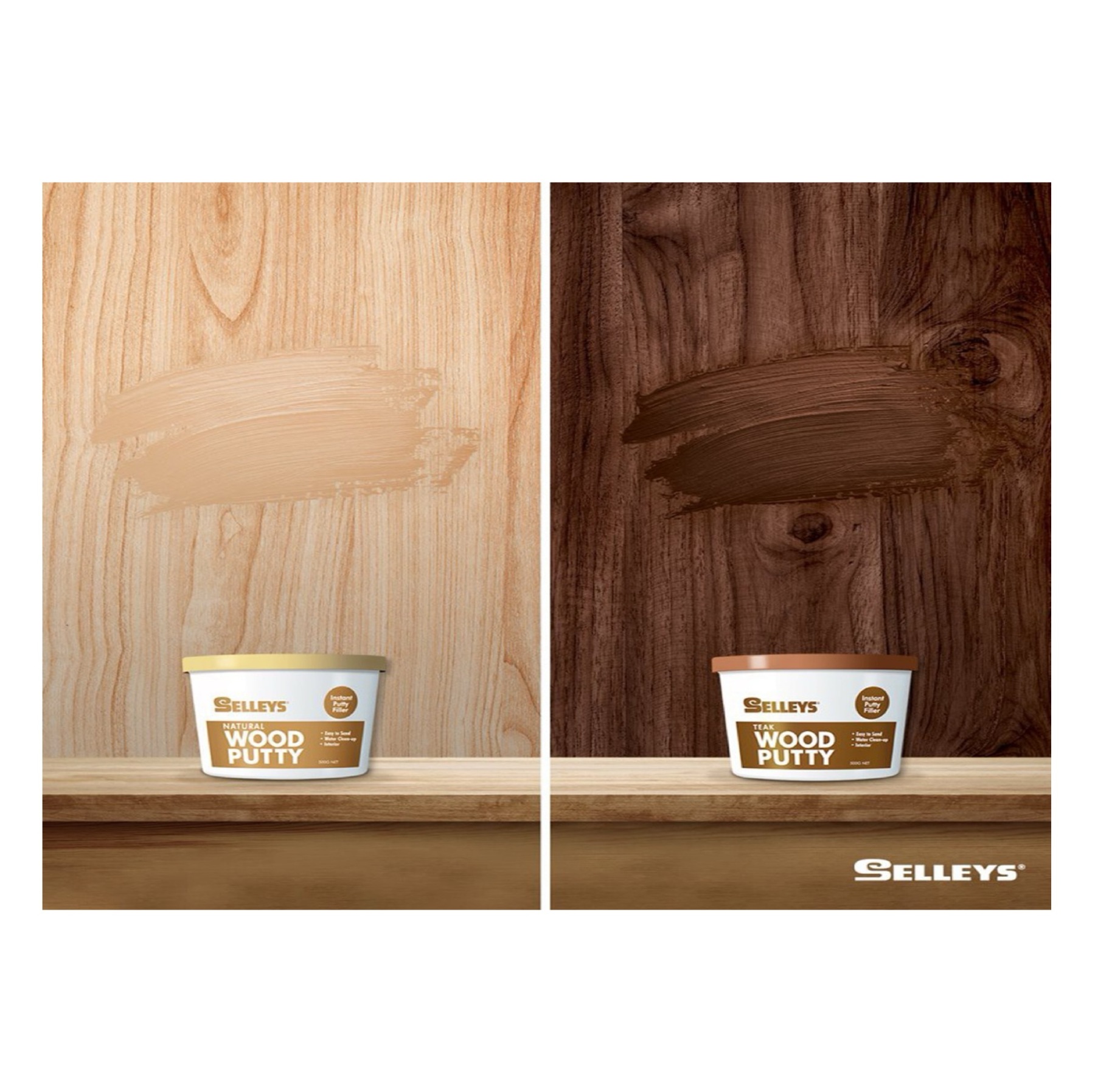 SELLEYS Superior Wood Putty Filler (500G) -GoKimDiam Hardware Shop Shop online for all your hardware needs at GoKimDiam Hardware Shop (by Kak Heng Hardware)! From wide range of hardware tools, premium paint supplies to essential tools for home DIY projects. Enjoy free islandwide delivery with min. $120 online order to Orchard, Tuas, Jurong, Punggol, Bedok, Sengkang, Hougang, Bukit Timah, Bukit Panjang, Bukit Batok etc. Shop with us today! Or, visit our Hardware Shop in Sembawang!