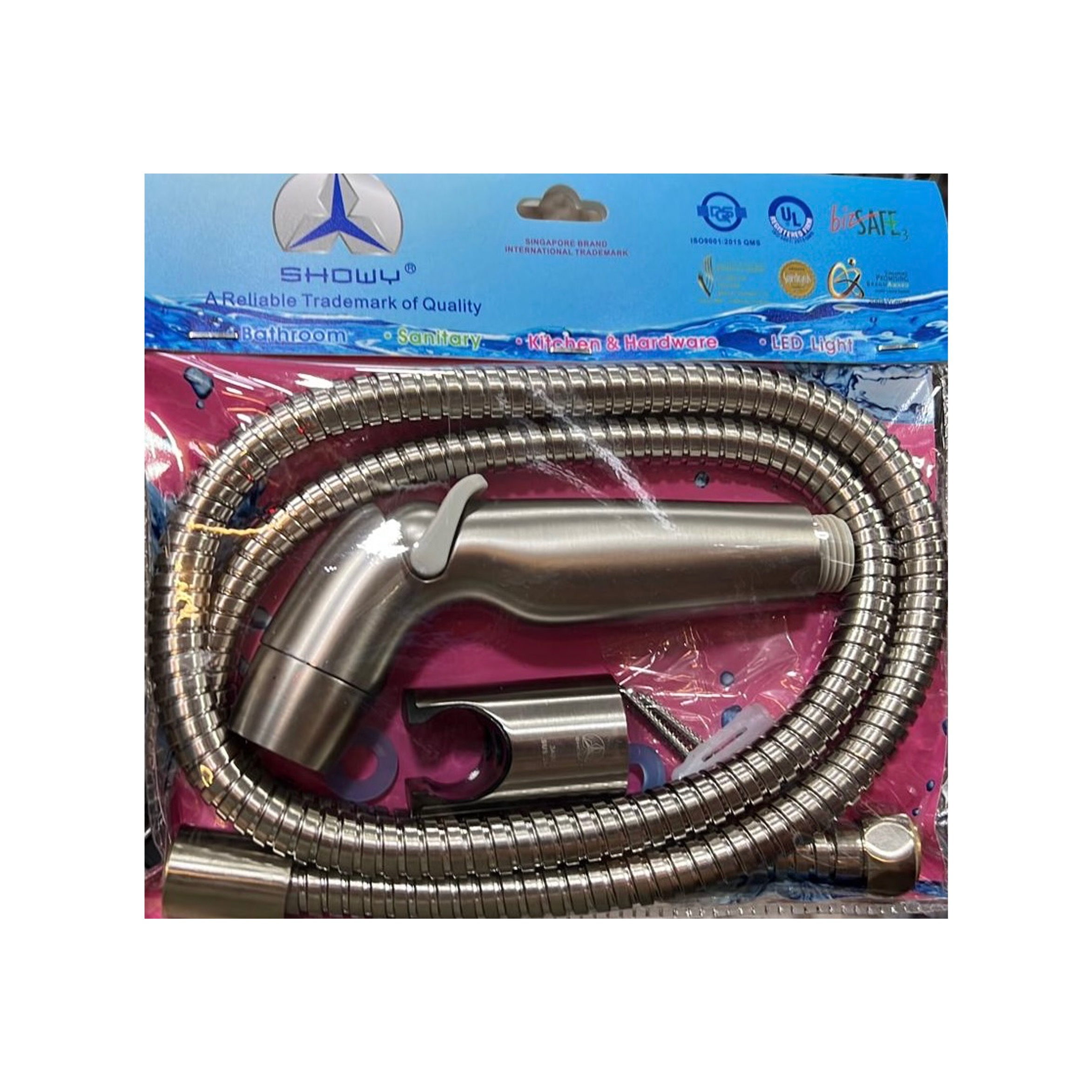Showy Toilet Handheld Bidet Spray Set (Multi Spray Mode)-GoKimDiam Hardware Shop Shop online for all your hardware needs at GoKimDiam Hardware Shop (by Kak Heng Hardware)! From wide range of hardware tools, premium paint supplies to essential tools for home DIY projects. Enjoy free islandwide delivery with min. $120 online order to Orchard, Tuas, Jurong, Punggol, Bedok, Sengkang, Hougang, Bukit Timah, Bukit Panjang, Bukit Batok etc. Shop with us today! Or, visit our Hardware Shop in Sembawang!