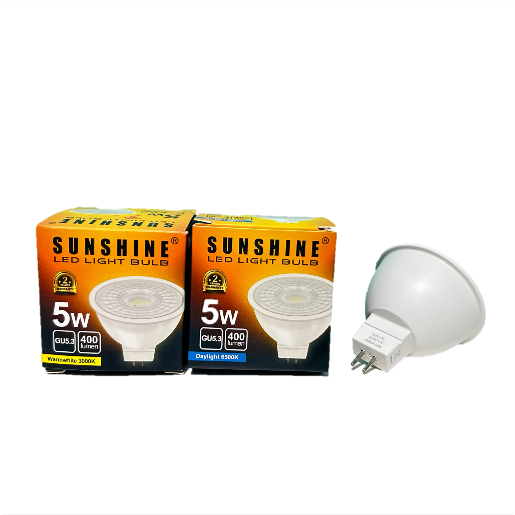 SUNSHINE LED Light Bulb 5W (Base GU5.3)-GoKimDiam Hardware Shop Shop online for all your hardware needs at GoKimDiam Hardware Shop (by Kak Heng Hardware)! From wide range of hardware tools, premium paint supplies to essential tools for home DIY projects. Enjoy free islandwide delivery with min. $120 online order to Orchard, Tuas, Jurong, Punggol, Bedok, Sengkang, Hougang, Bukit Timah, Bukit Panjang, Bukit Batok etc. Shop with us today! Or, visit our Hardware Shop in Sembawang!