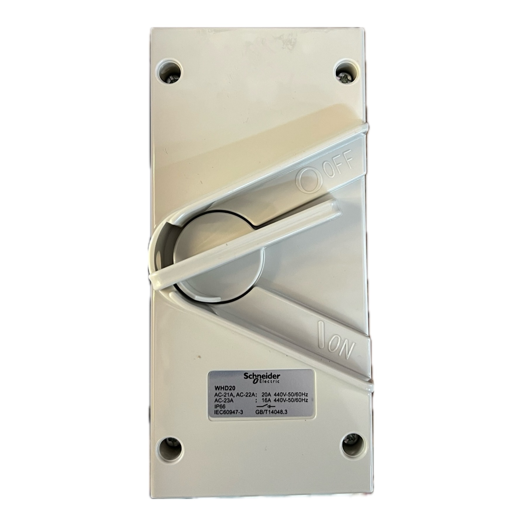 Schneider Double Pole Weather Protected Switch Kavacha (Grey)-GoKimDiam Hardware Shop Shop online for all your hardware needs at GoKimDiam Hardware Shop (by Kak Heng Hardware)! From wide range of hardware tools, premium paint supplies to essential tools for home DIY projects. Enjoy free islandwide delivery with min. $120 online order to Orchard, Tuas, Jurong, Punggol, Bedok, Sengkang, Hougang, Bukit Timah, Bukit Panjang, Bukit Batok etc. Shop with us today! Or, visit our Hardware Shop in Sembawang!