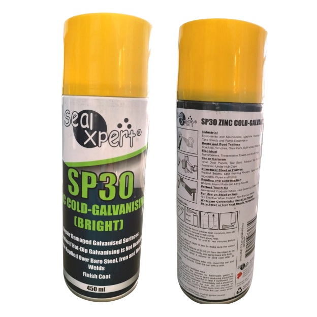 SealXpert SP30 Zinc Cold-Galvanising Spray (Bright Finish) 450ml