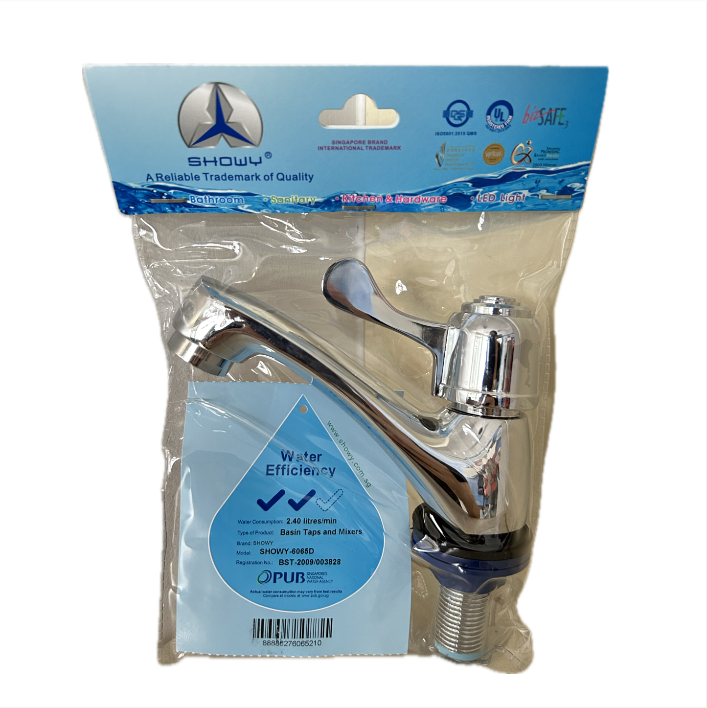 Showy Toilet Basin Tap (Model: 6065D)-GoKimDiam Hardware Shop Shop online for all your hardware needs at GoKimDiam Hardware Shop (by Kak Heng Hardware)! From wide range of hardware tools, premium paint supplies to essential tools for home DIY projects. Enjoy free islandwide delivery with min. $120 online order to Orchard, Tuas, Jurong, Punggol, Bedok, Sengkang, Hougang, Bukit Timah, Bukit Panjang, Bukit Batok etc. Shop with us today! Or, visit our Hardware Shop in Sembawang!