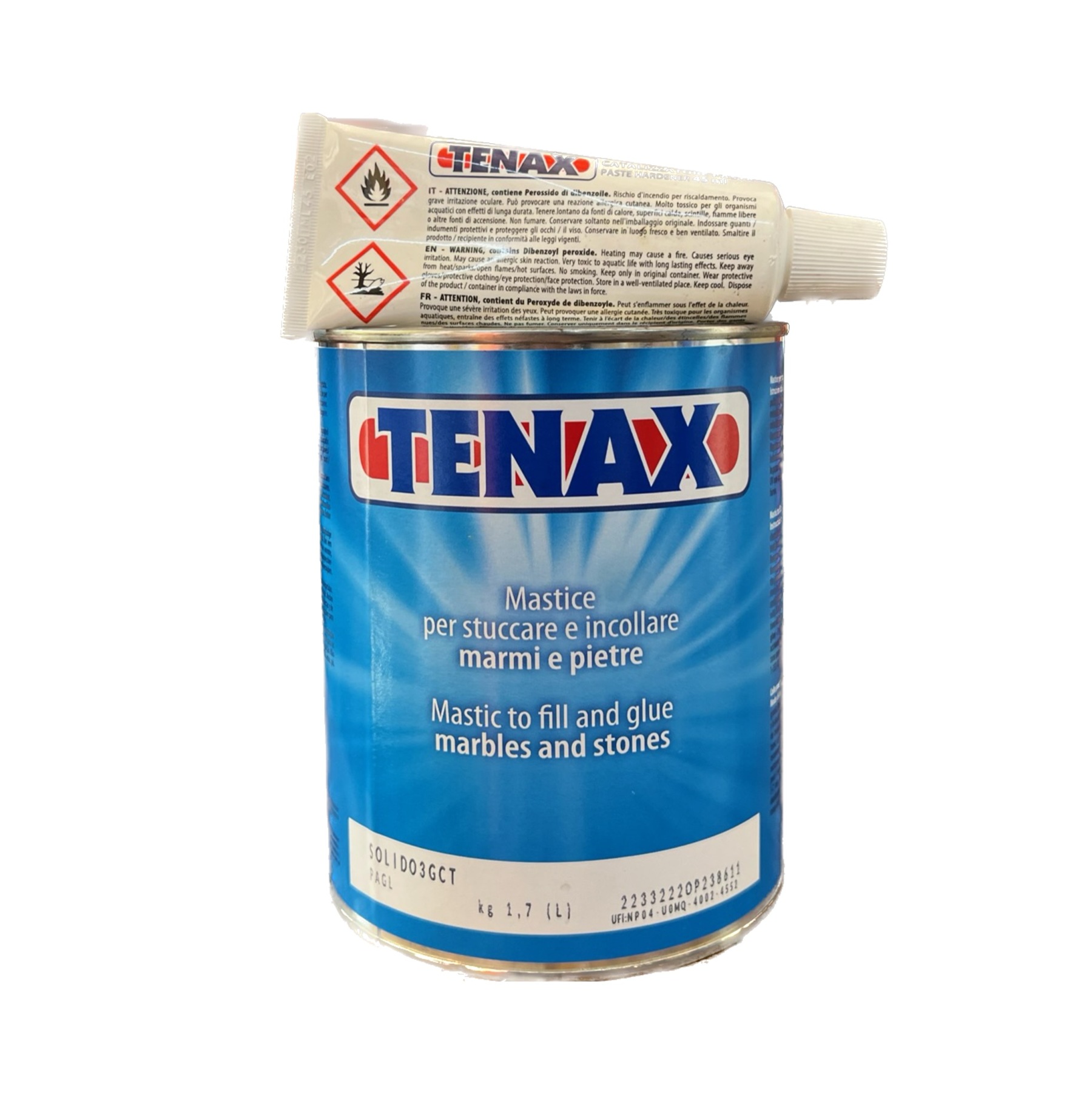 TENAX Glue With Hardener (1L) In White/ Ivory-GoKimDiam Hardware Shop Shop online for all your hardware needs at GoKimDiam Hardware Shop (by Kak Heng Hardware)! From wide range of hardware tools, premium paint supplies to essential tools for home DIY projects. Enjoy free islandwide delivery with min. $120 online order to Orchard, Tuas, Jurong, Punggol, Bedok, Sengkang, Hougang, Bukit Timah, Bukit Panjang, Bukit Batok etc. Shop with us today! Or, visit our Hardware Shop in Sembawang!