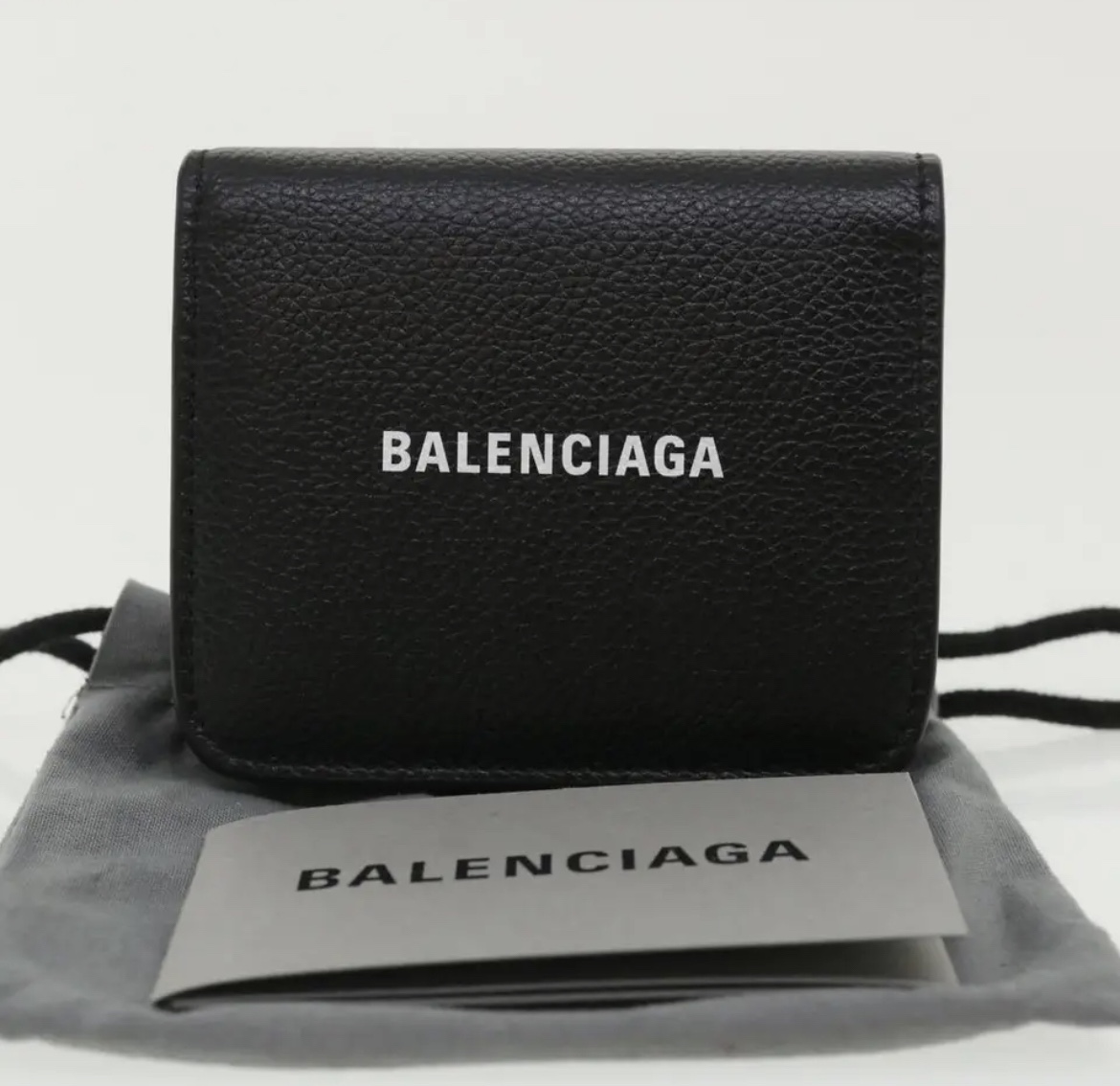BALENCIAGA Cash Flap Coin Wallet/ Cardholder 594216