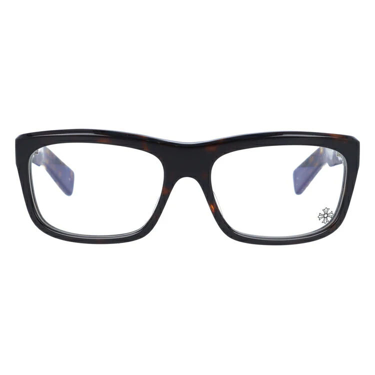 クロムハーツ メガネ 度付き 度なし 伊達メガネ 眼鏡 メガネフレーム CHROME HEARTS レギュラーフィット MYDIXADRYLL DT 55サイズ スクエア型 ユニセックス メンズ レディース 紫外線 UVカット ラッピング無料