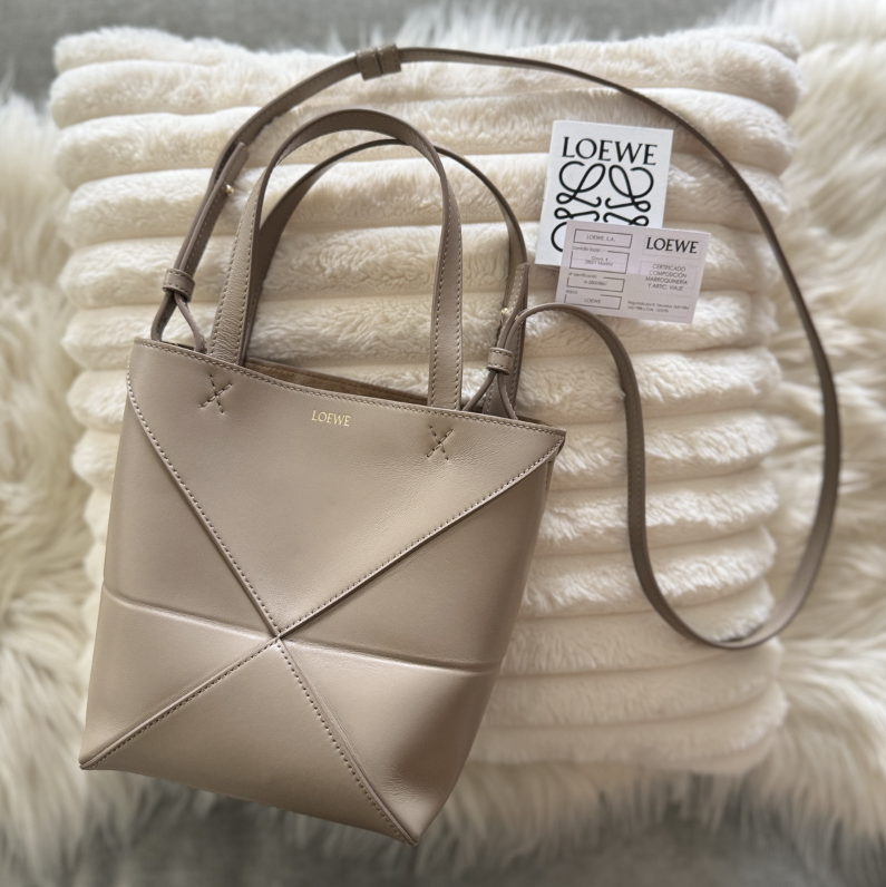 関税送料込国内発送★LOEWE パズルフォルドトート ミニ