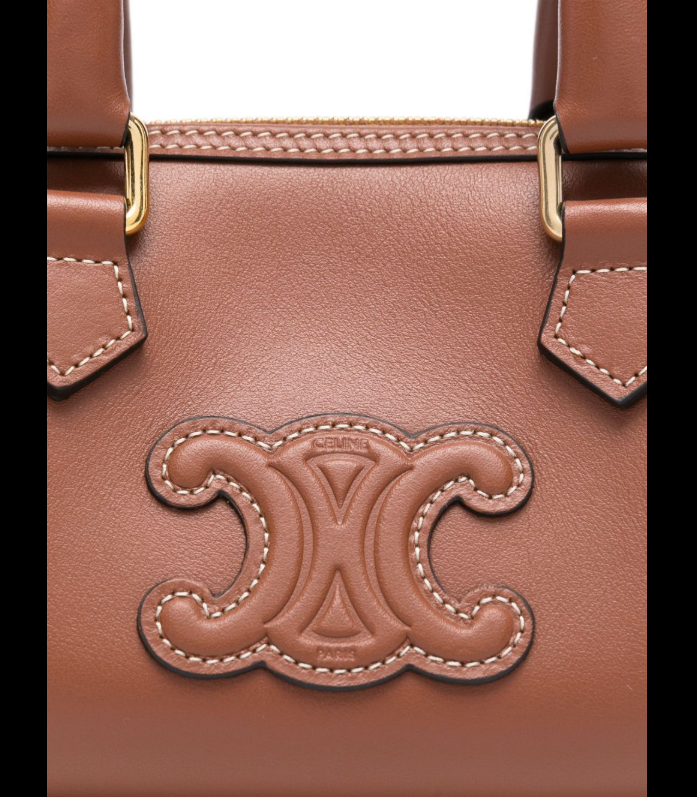 ＊即発可能＊ CELINE ミニ ボストン / スムースカーフスキン