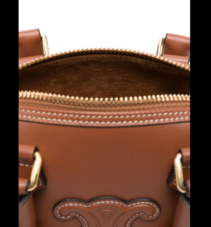 ＊即発可能＊ CELINE ミニ ボストン / スムースカーフスキン