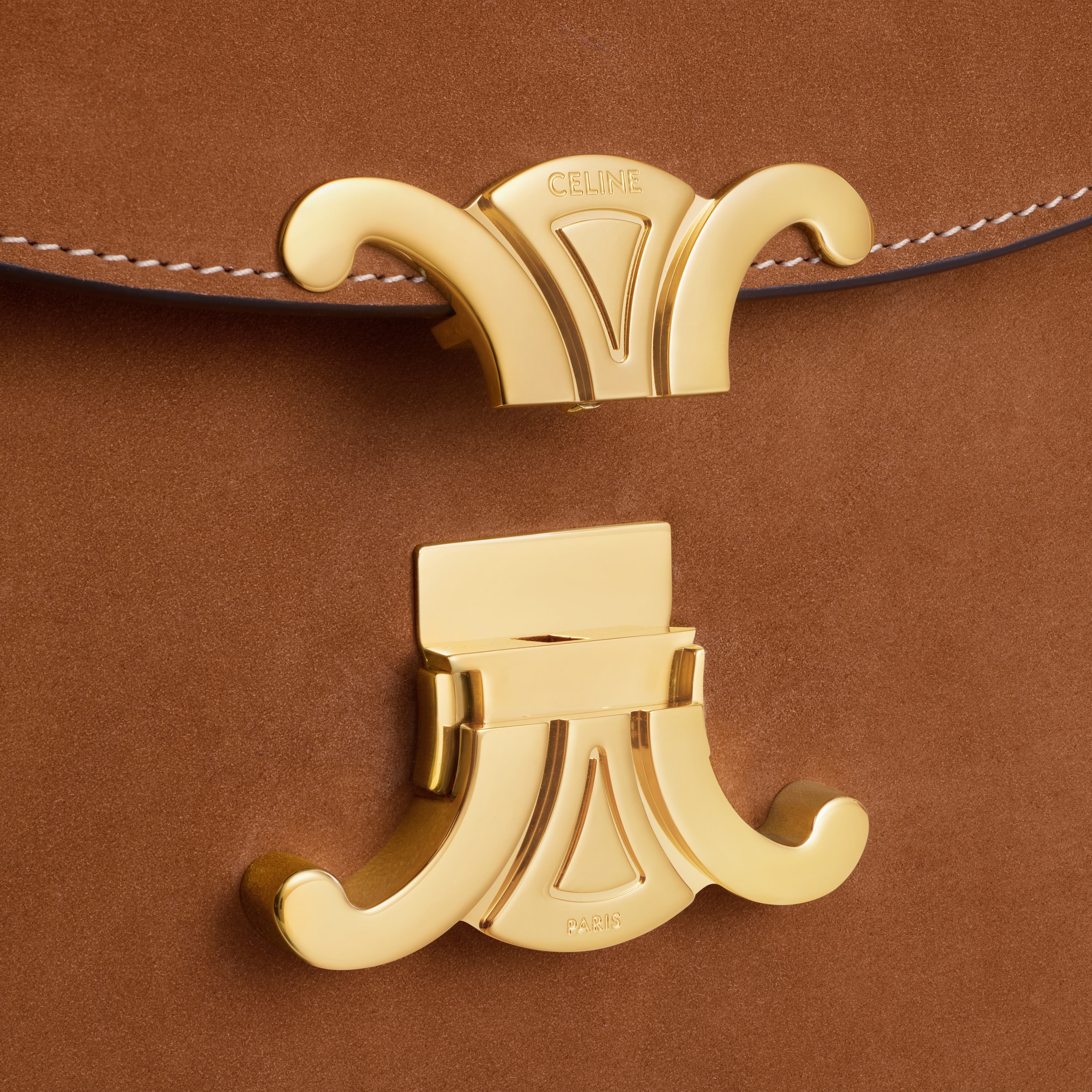 セリーヌ  ミディアム ニノ バッグ / ヌバックカーフスキン