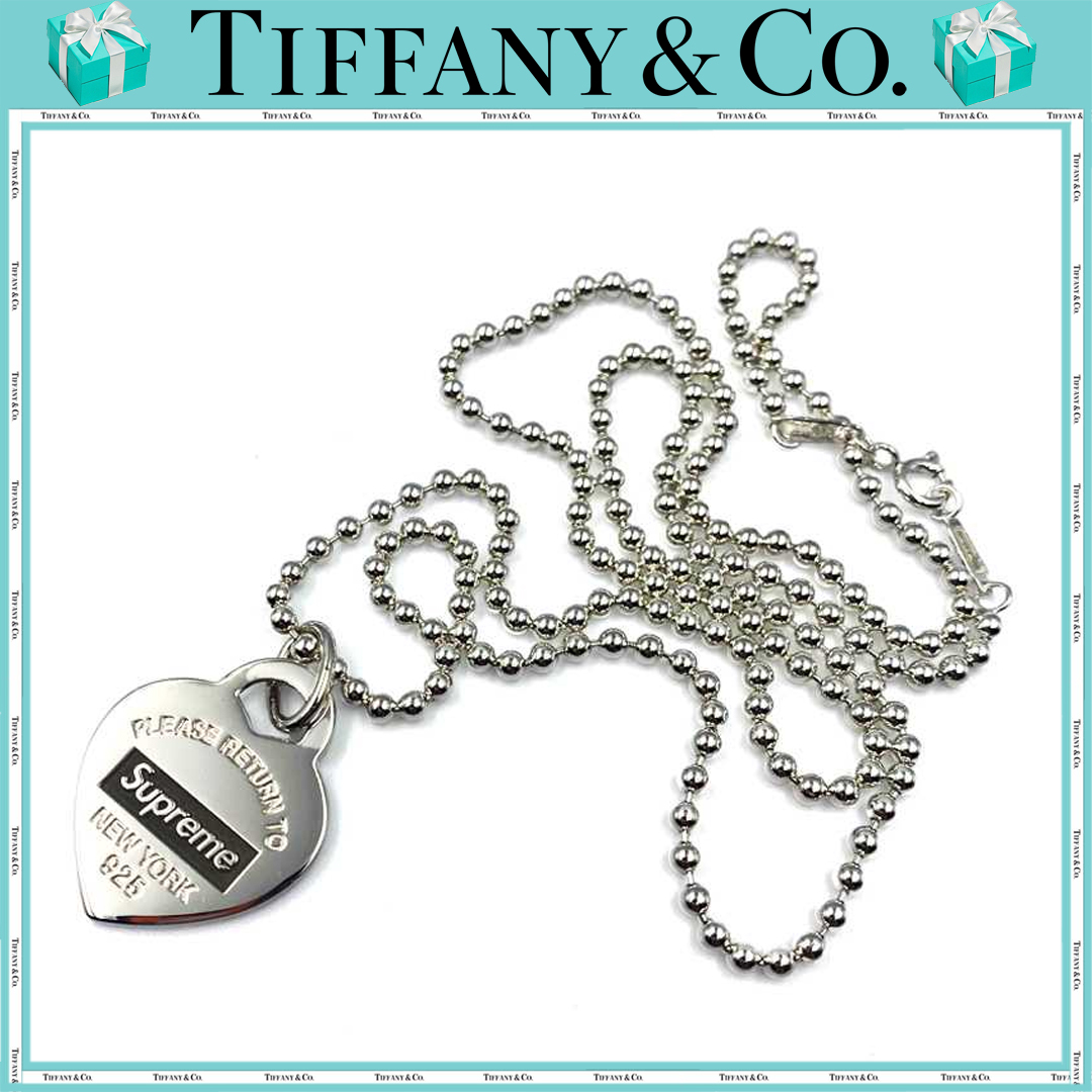 【国内発送/直営店】Supreme / Tiffany & Co. Return to Tiffany Heart Tag Pendant Silver シュプリーム / ティファニー リターン トゥー ティファニー ハート タグ ペンダント シルバー