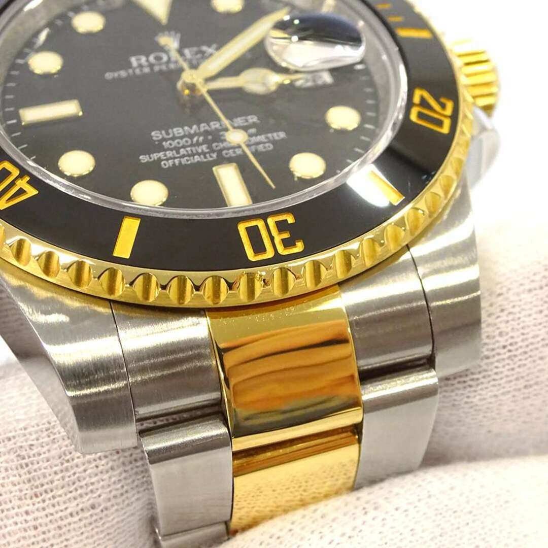 ROLEX  ロレックス サブマリーナ デイト コンビ 116613LN 腕時計 黒文字盤