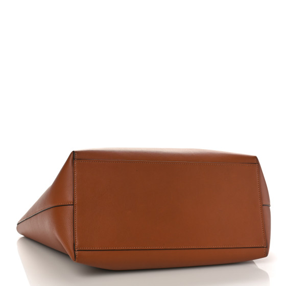 LOEWE ロエベ アナグラム トートバッグ スモール グレインカーフ ダブルハンドル 肩掛けトート ブラック