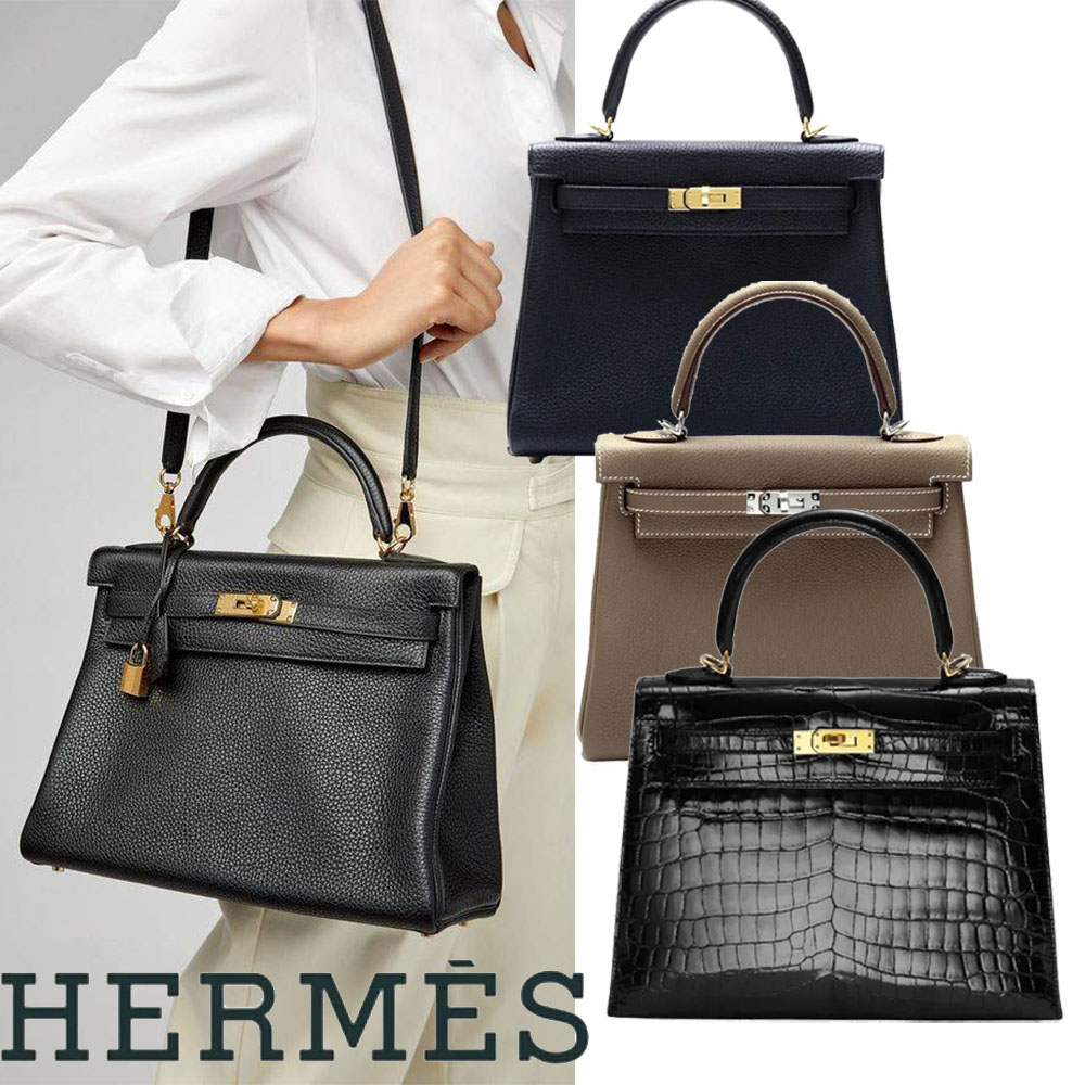 エルメス HERMES エルメス HERMES ケリー 25 トゴ エトゥープ シルバー金具 U刻印
