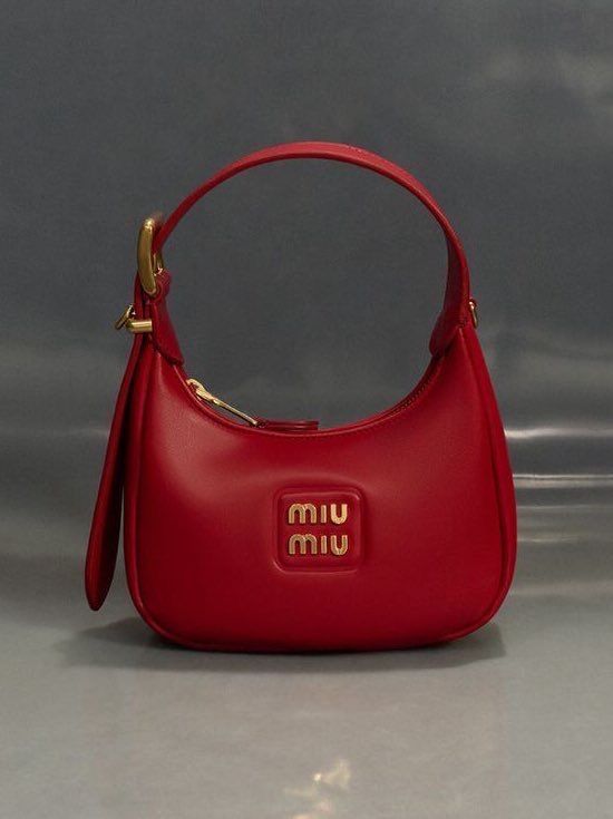 ミュウミュウ  ラ​​グジュアリーなダンプリングハンドバッグ