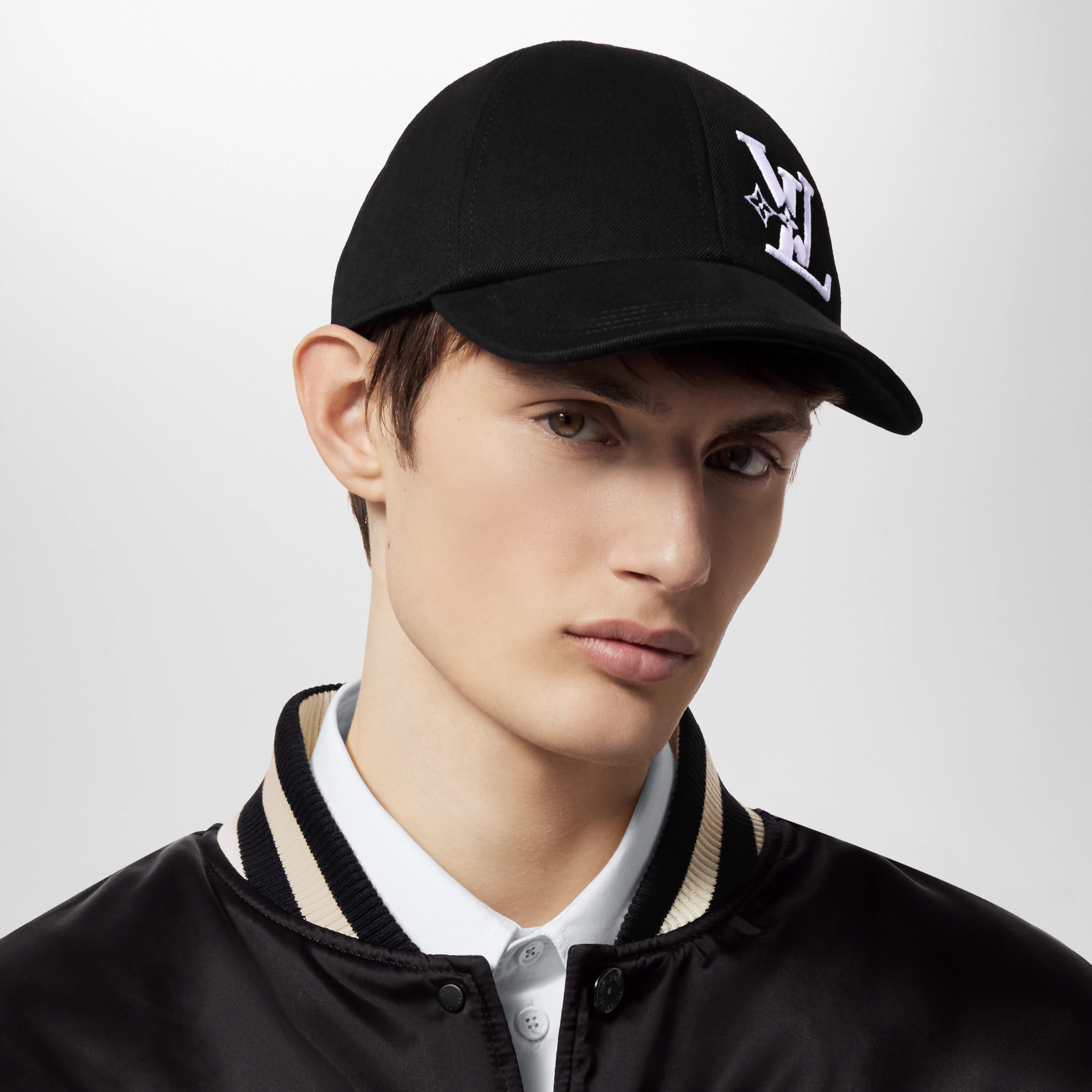 大人気 大人カジュアル LouisVuitton キャップ・LV マイン Black Louis Vuitton LV Pin Leather Cap | Grailed