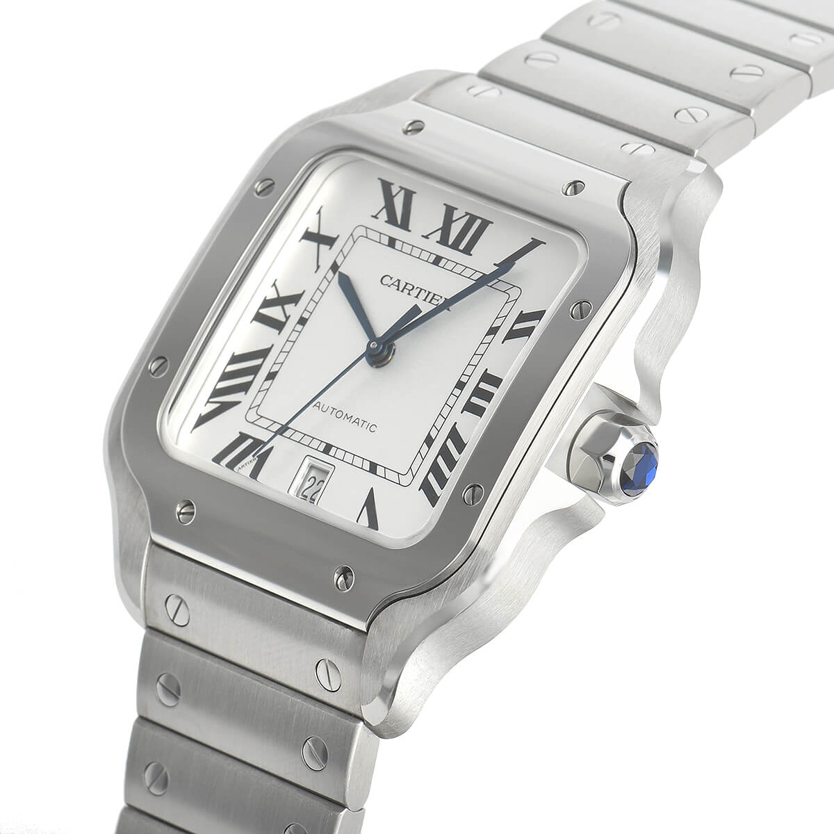 大人メンズ必須★Cartier★サントス ドゥ クロノグラフ ウォッチ