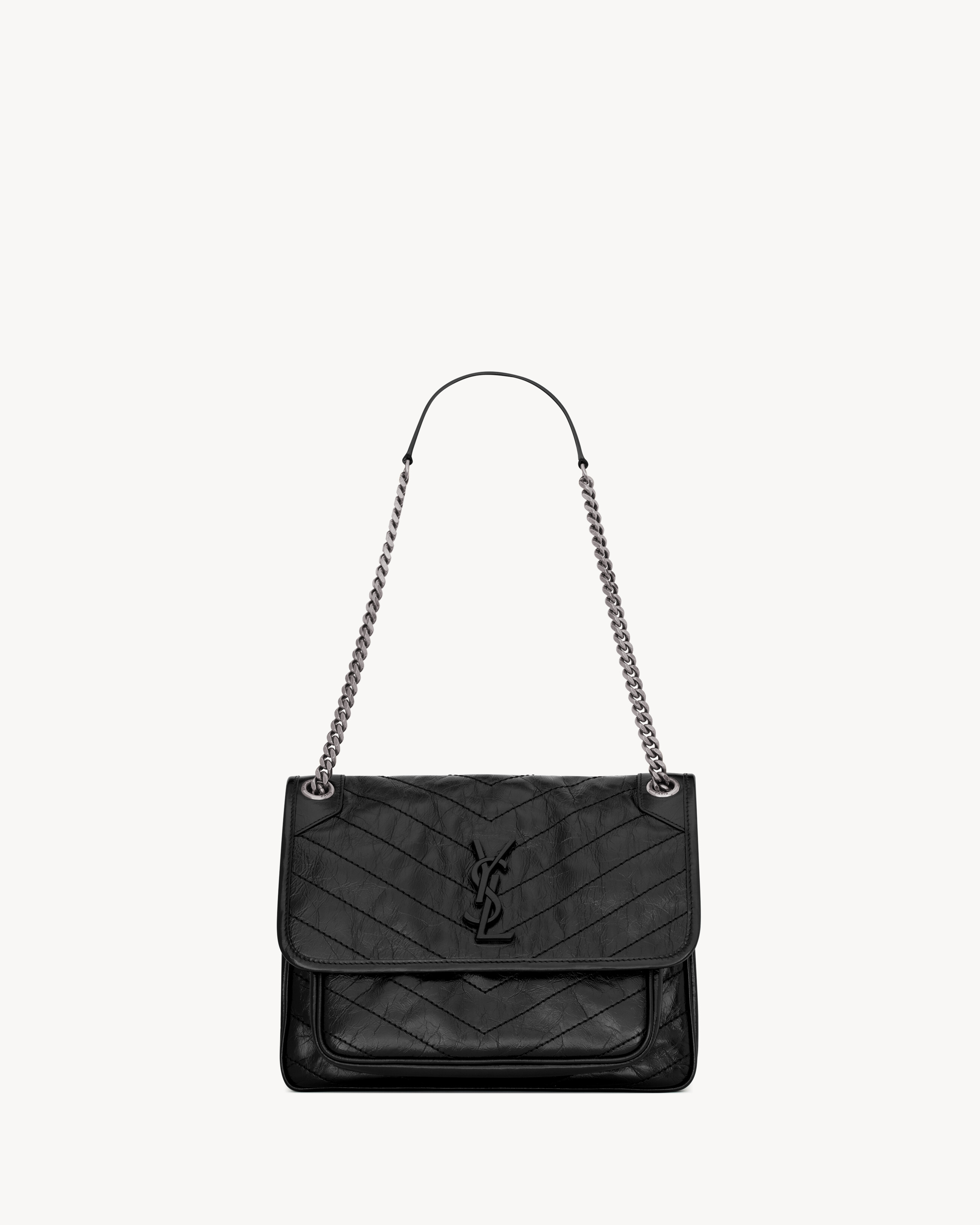 Saint Laurent なし☆モノグラム エンベロープ チェーンウォレット