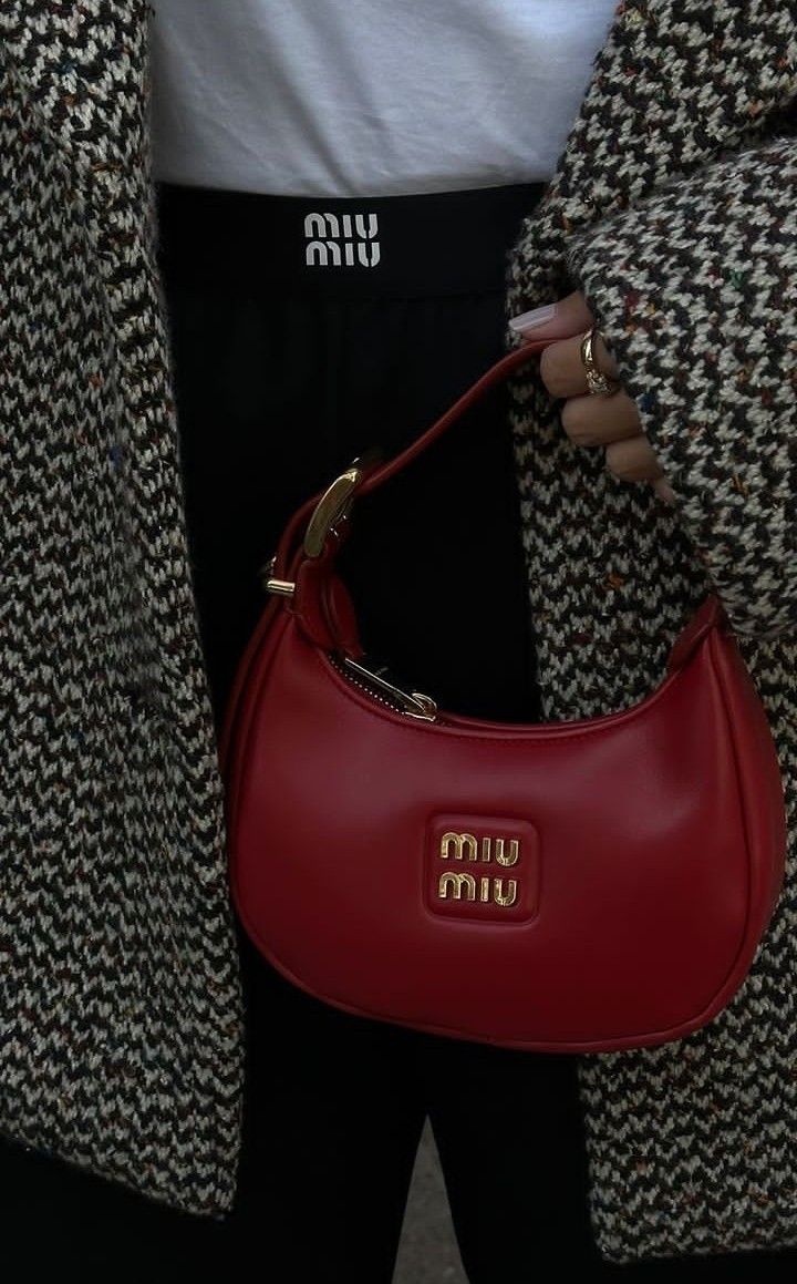 ミュウミュウ  ラ​​グジュアリーなダンプリングハンドバッグ