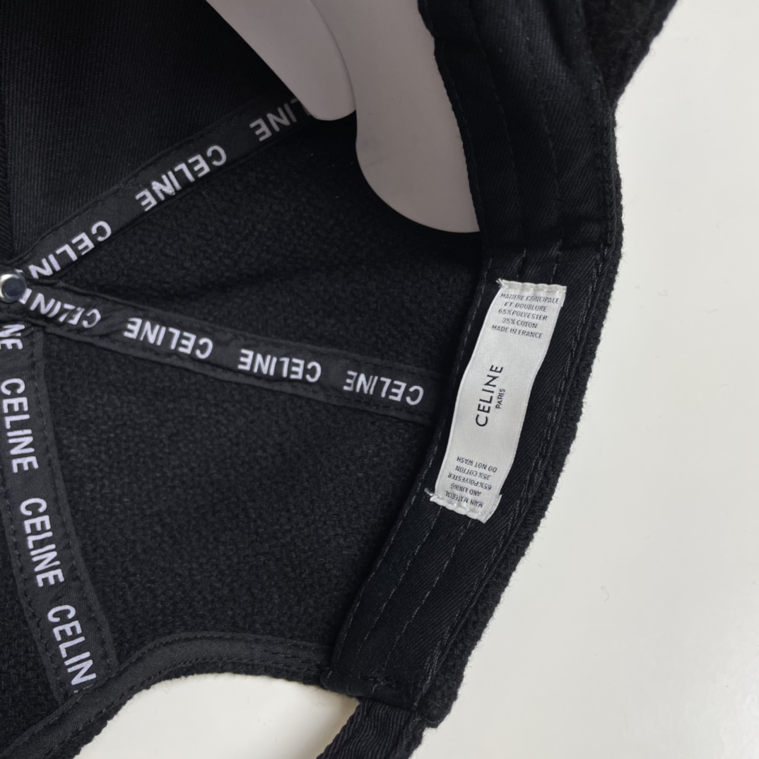 CELINE セリーヌ イニシャル ベースボールキャップ コットン男女兼用
