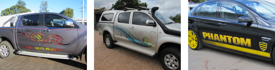 Allen's custom striping is bright and durable, lasting many years! Made in FNQ Australia.