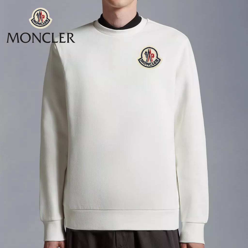 【MONCLER】モンクレール  ロゴ パッチ スウェットシャツ