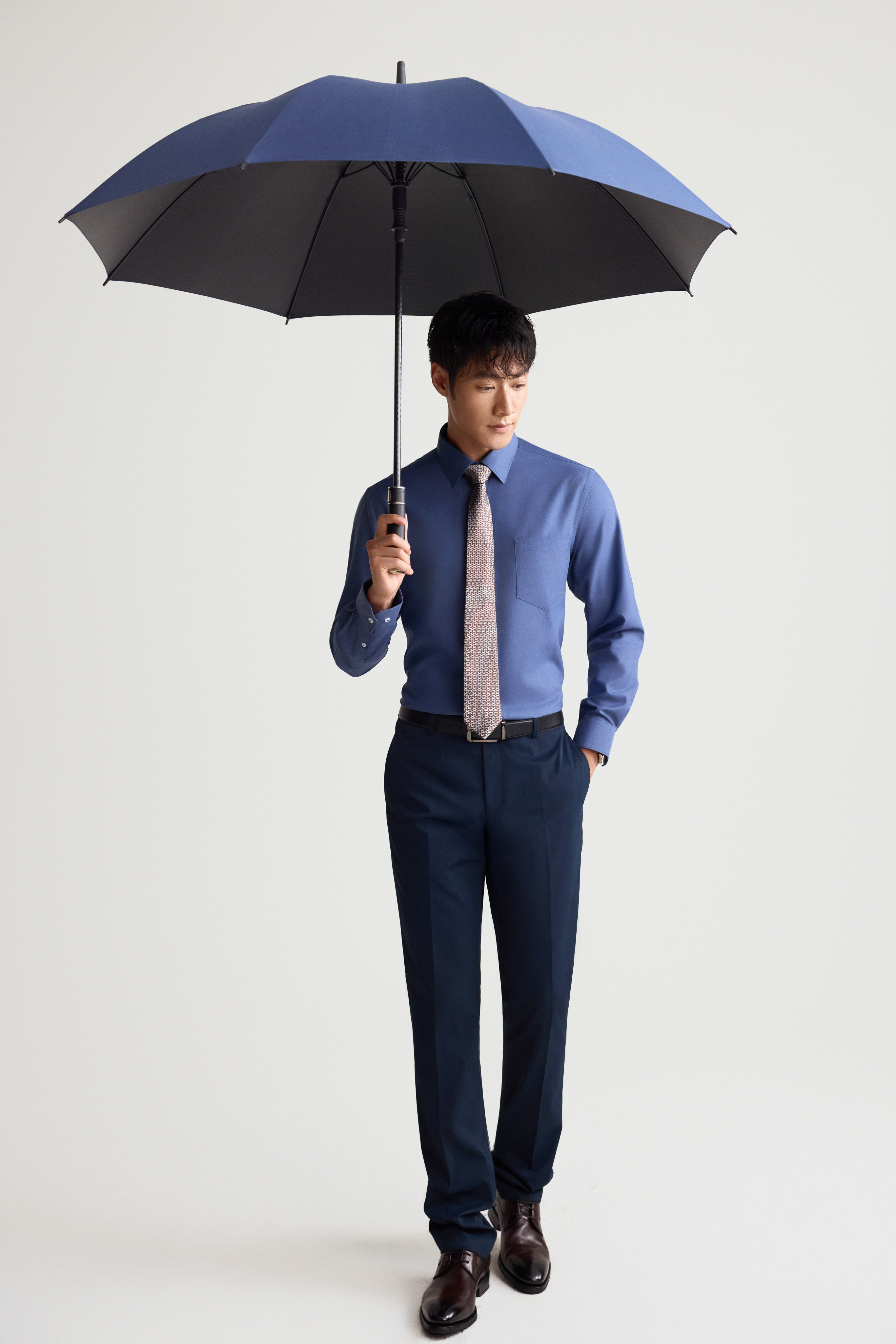 Goldlion Business Nano Triple Proof Shirt (Navy)