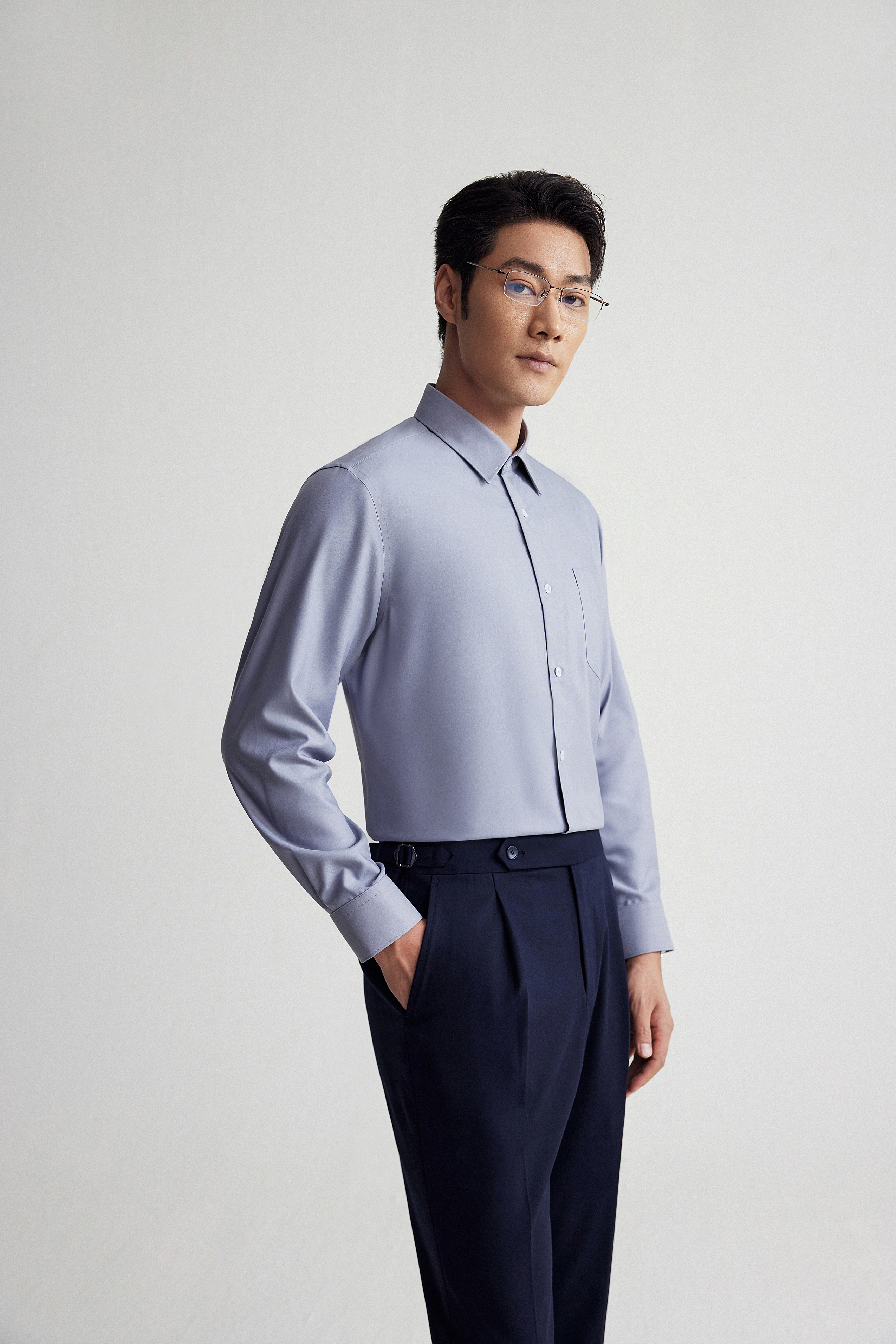 Goldlion Business Nano Triple Proof Shirt (Grey)