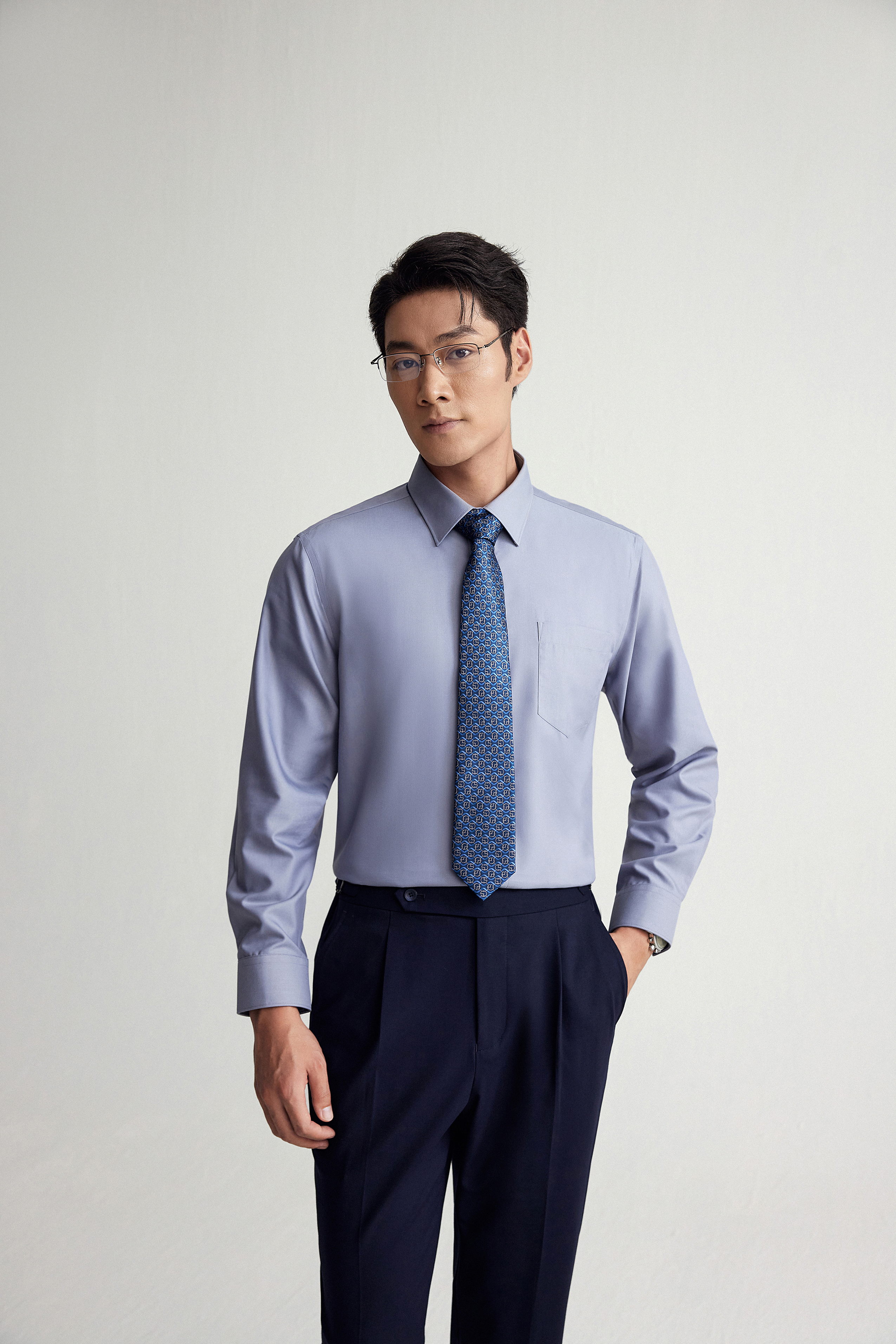 Goldlion Business Nano Triple Proof Shirt (Grey)