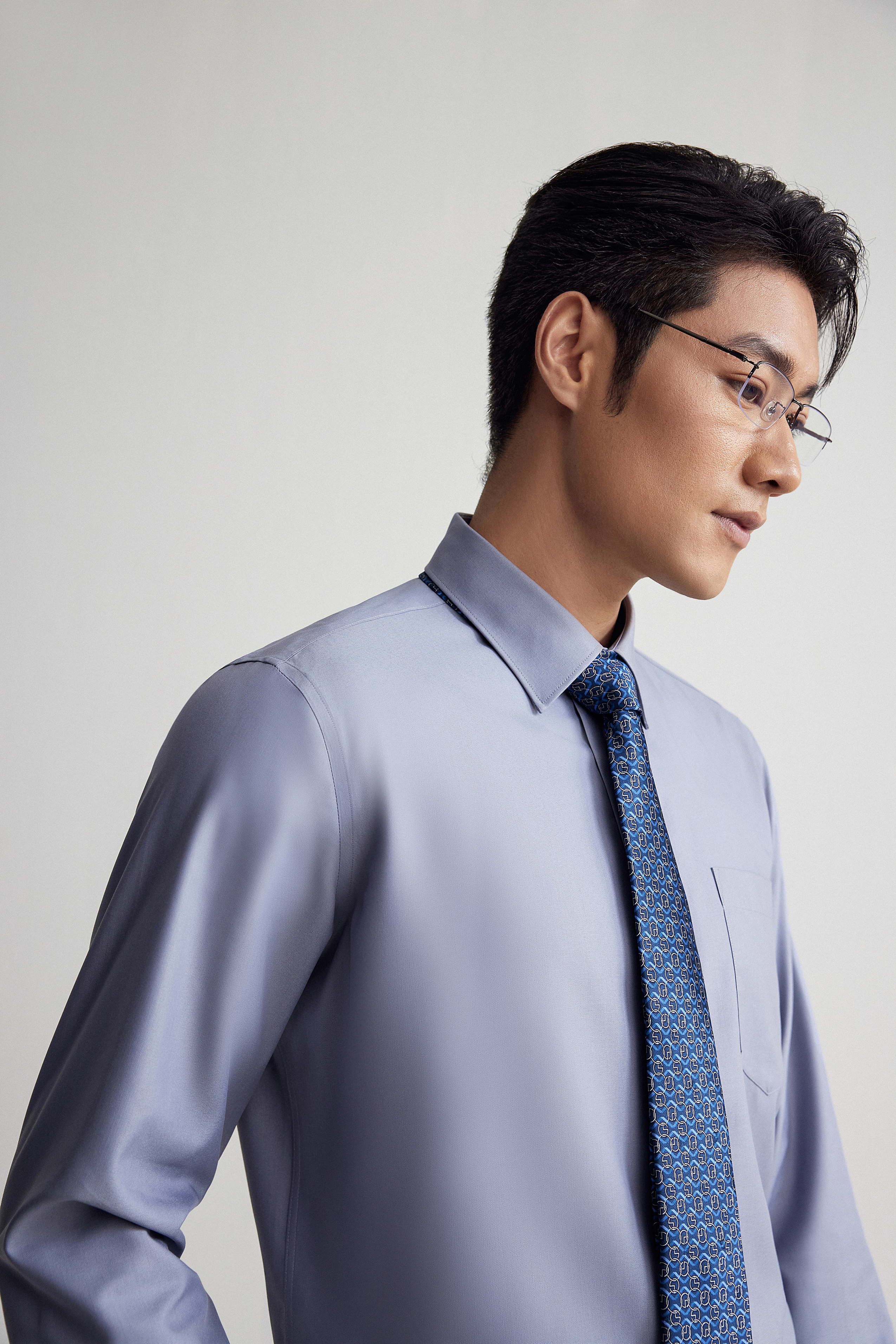 Goldlion Business Nano Triple Proof Shirt (Grey)