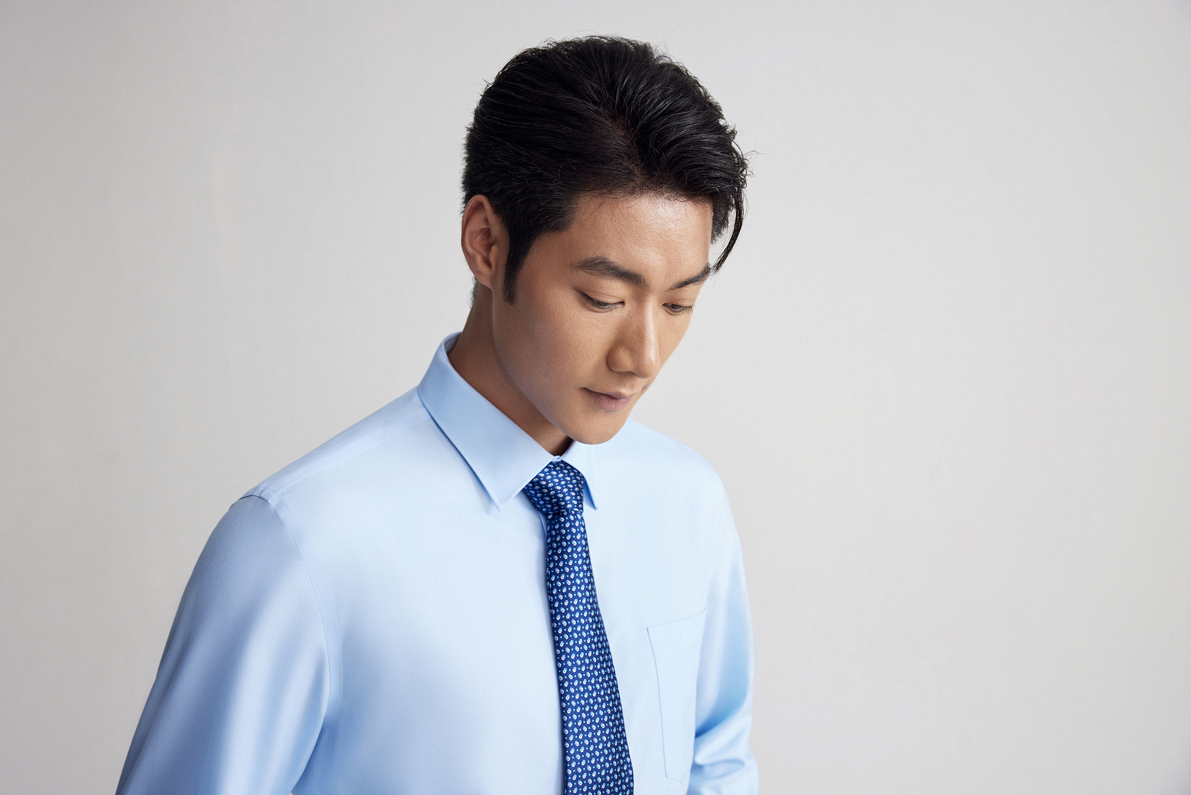 Goldlion Business Nano Triple Proof Shirt (Light Blue)