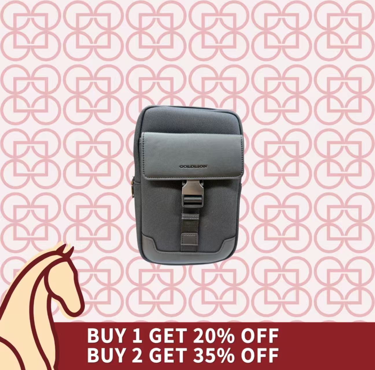 Goldlion Casual Medium Crossbody Bag 